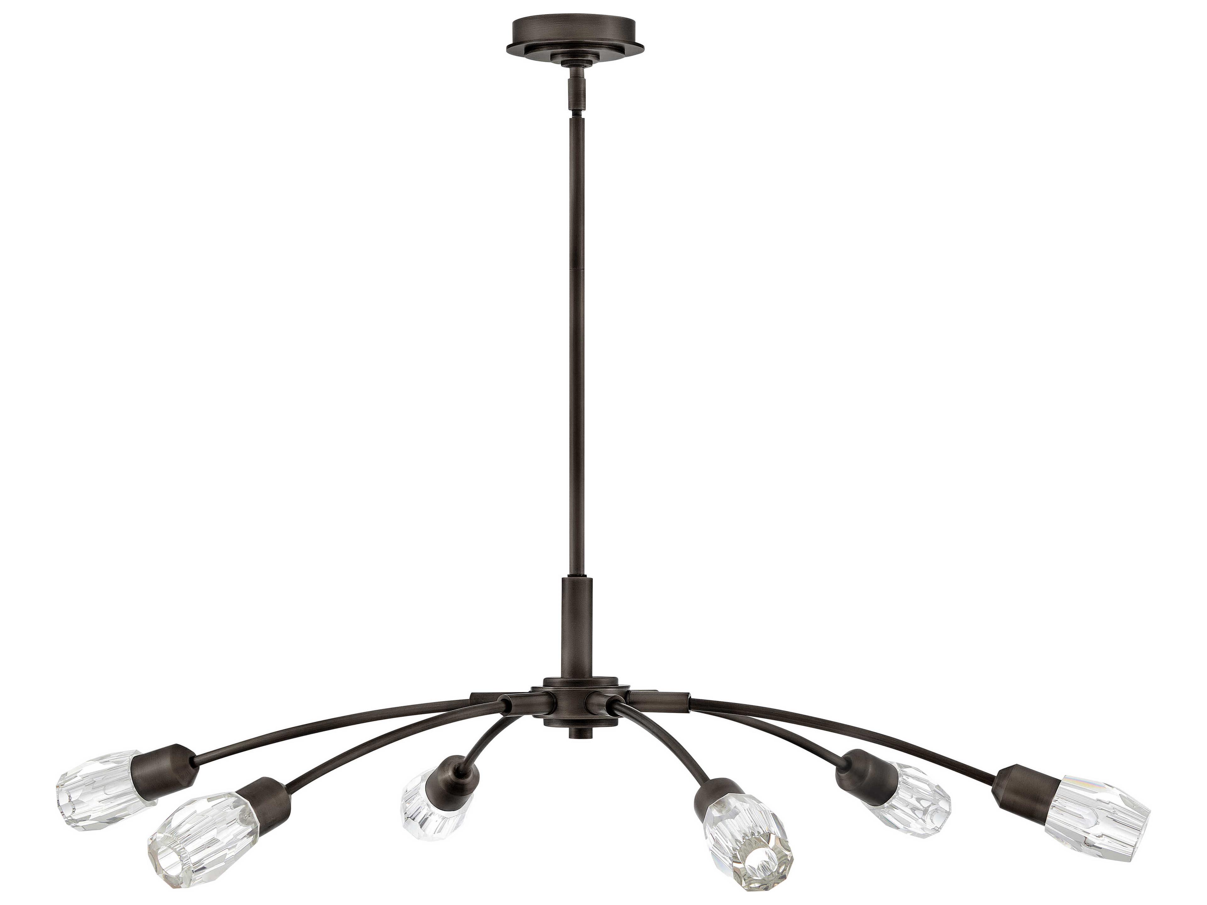 Fredrick Ramond Atera 6-Light Black Oxide Chandelier