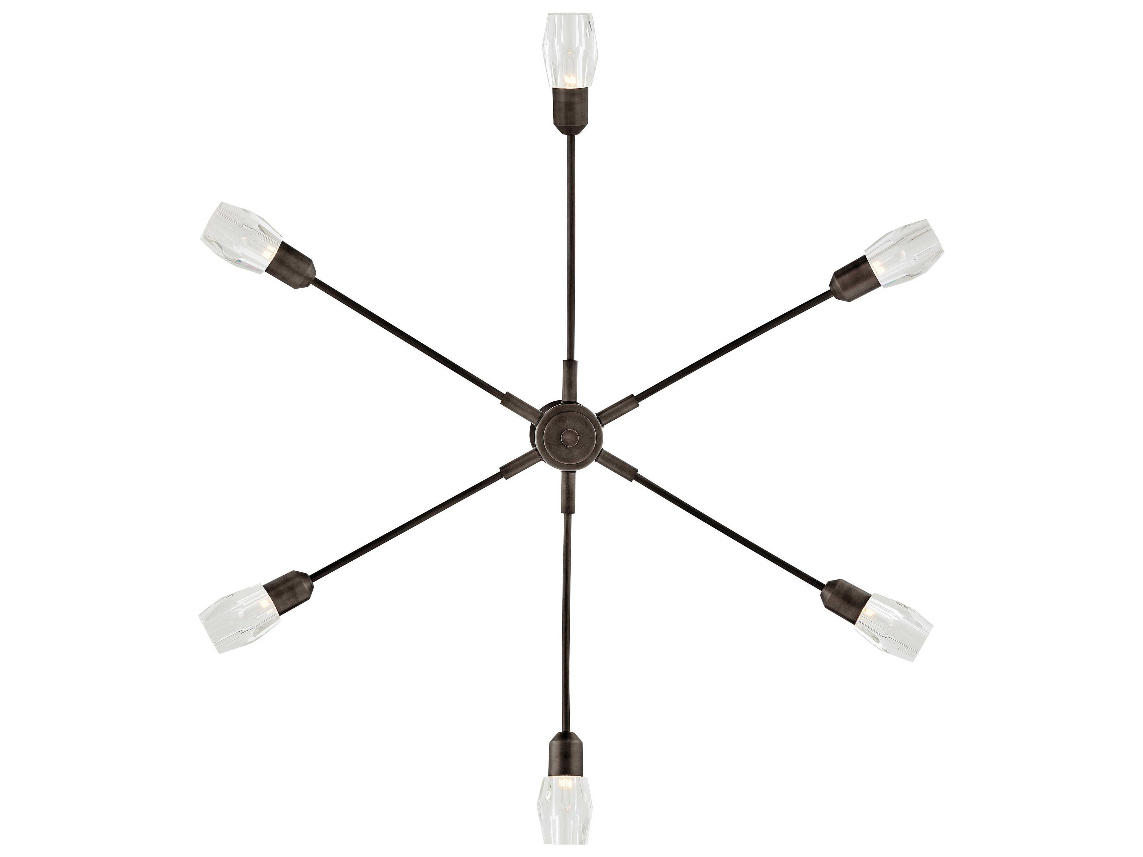 Fredrick Ramond Atera 6-Light Black Oxide Chandelier