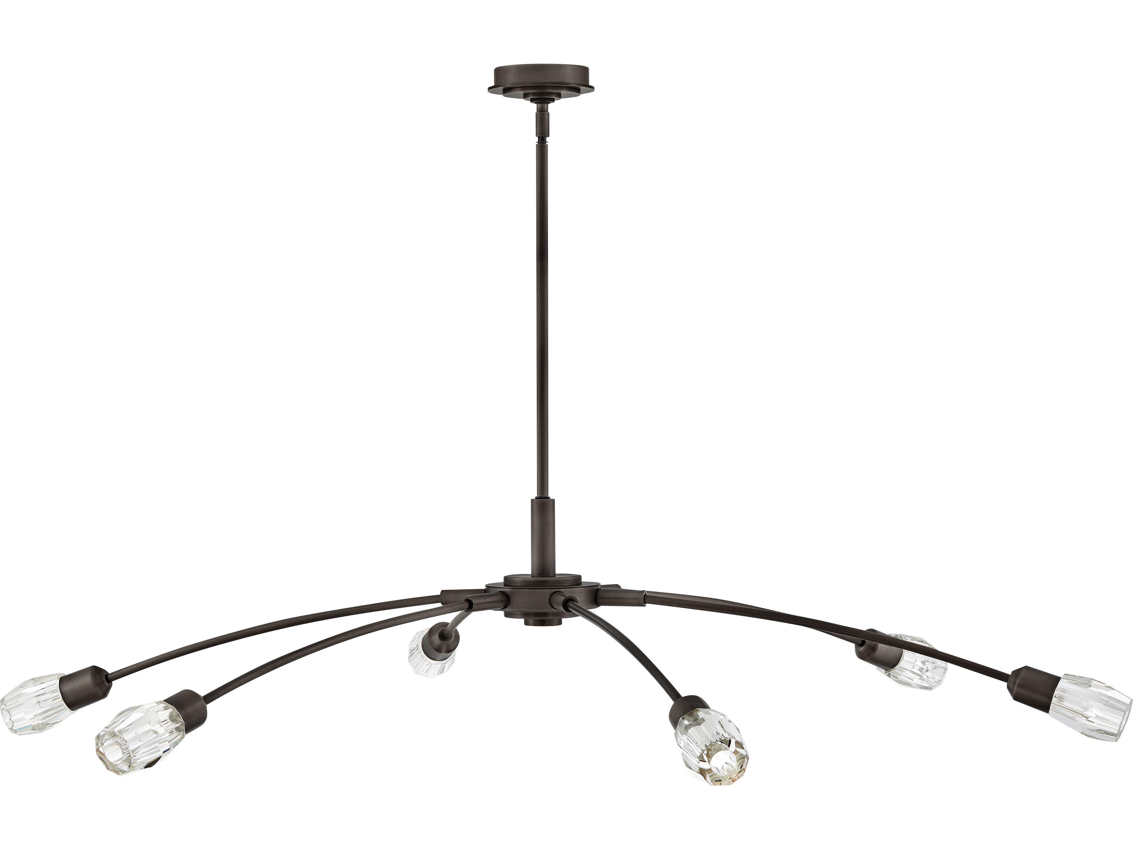 Fredrick Ramond Atera 6-Light Black Oxide Chandelier