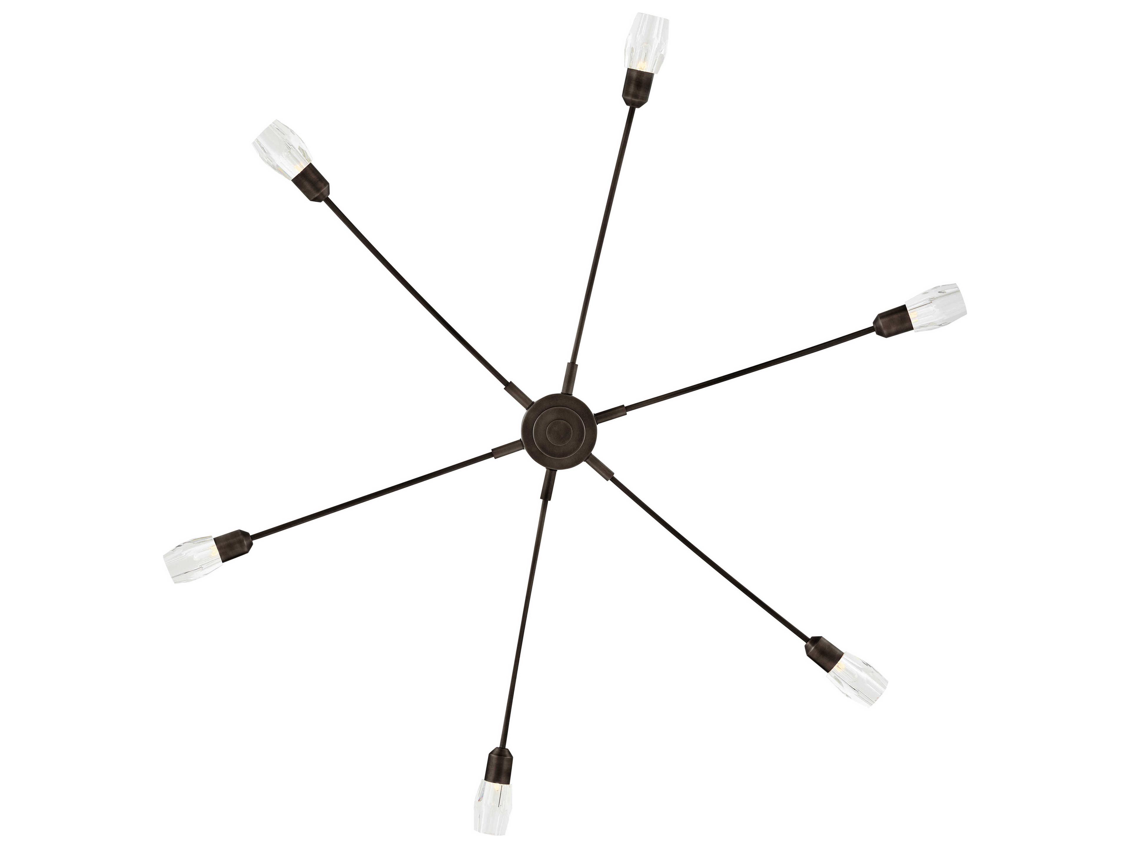 Fredrick Ramond Atera 6-Light Black Oxide Chandelier