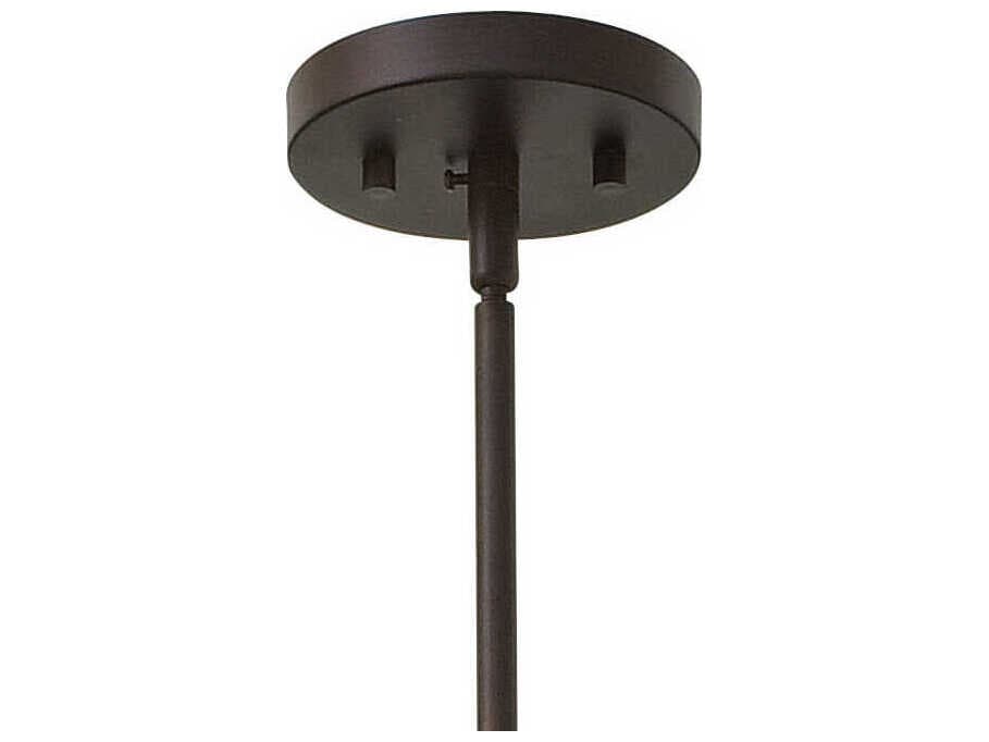 Fredrick Ramond Gemma 3-Light Vintage Bronze Crystal Cylinder Pendant