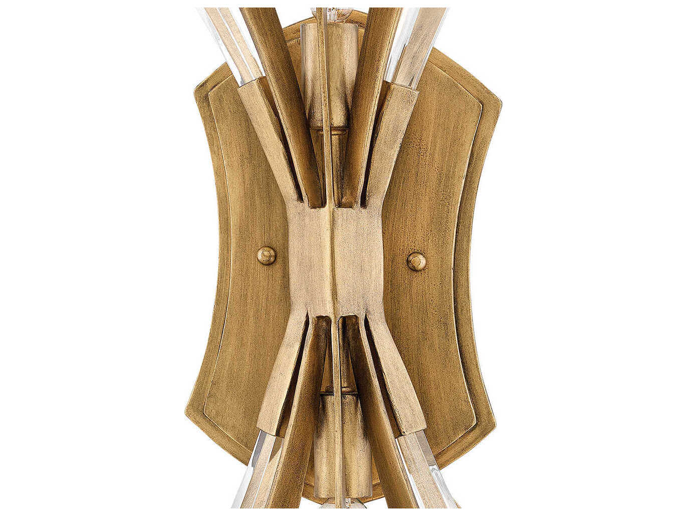 Fredrick Ramond Vida 2-Light Burnished Gold Crystal Wall Sconce