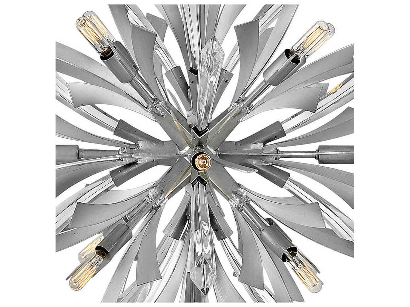 Fredrick Ramond Vida 13-Light Glacial Silver Crystal Pendant