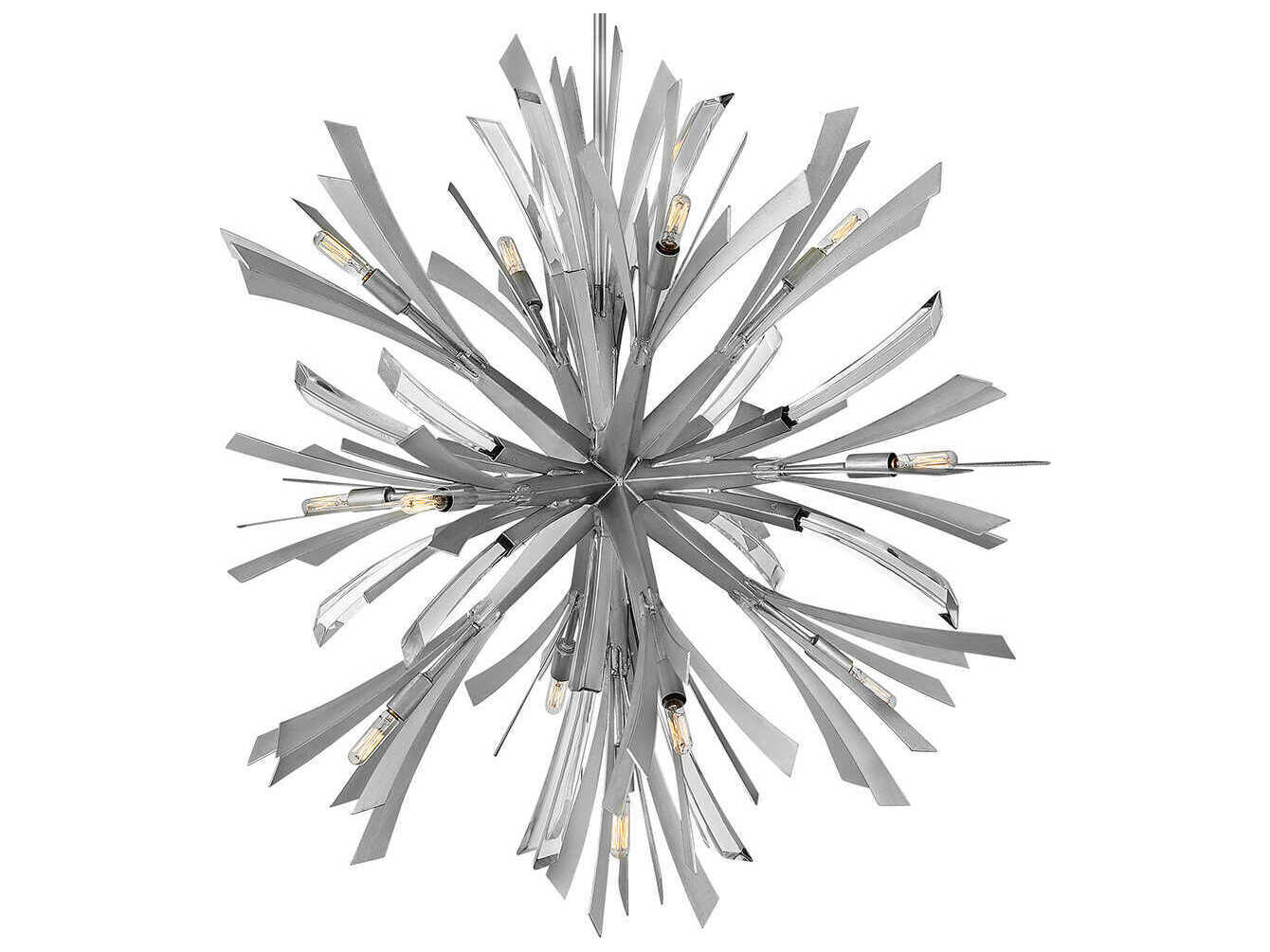 Fredrick Ramond Vida 13-Light Glacial Silver Crystal Pendant