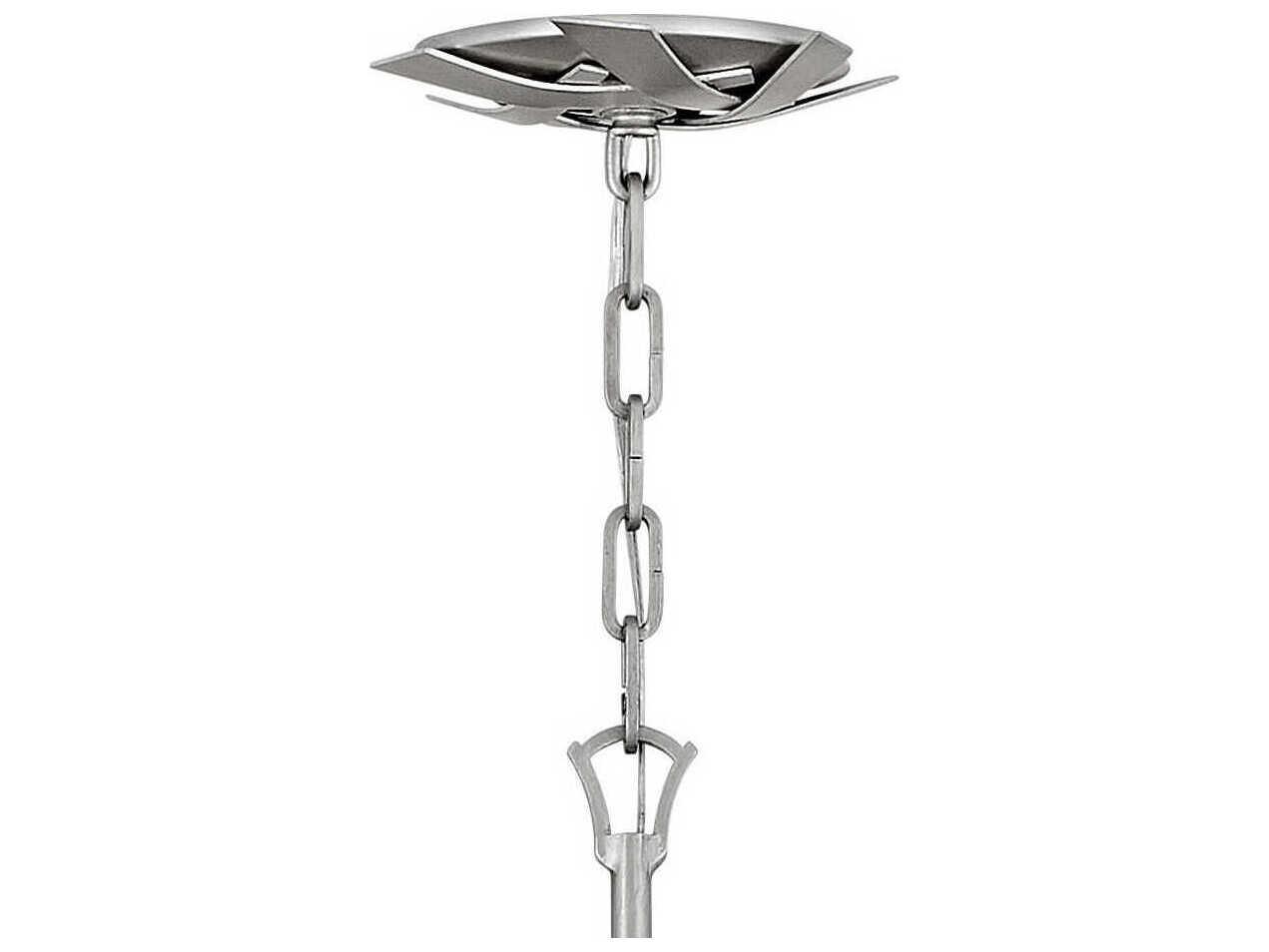 Fredrick Ramond Vida 19-Light9-Light Glacial Silver Crystal Pendant