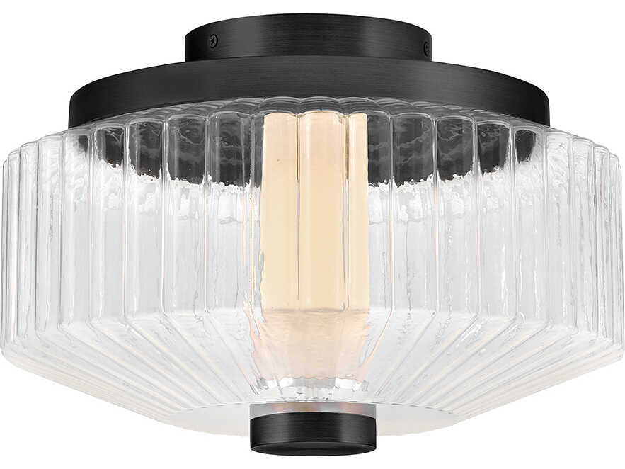 Fredrick Ramond Reign Black Flush Mount