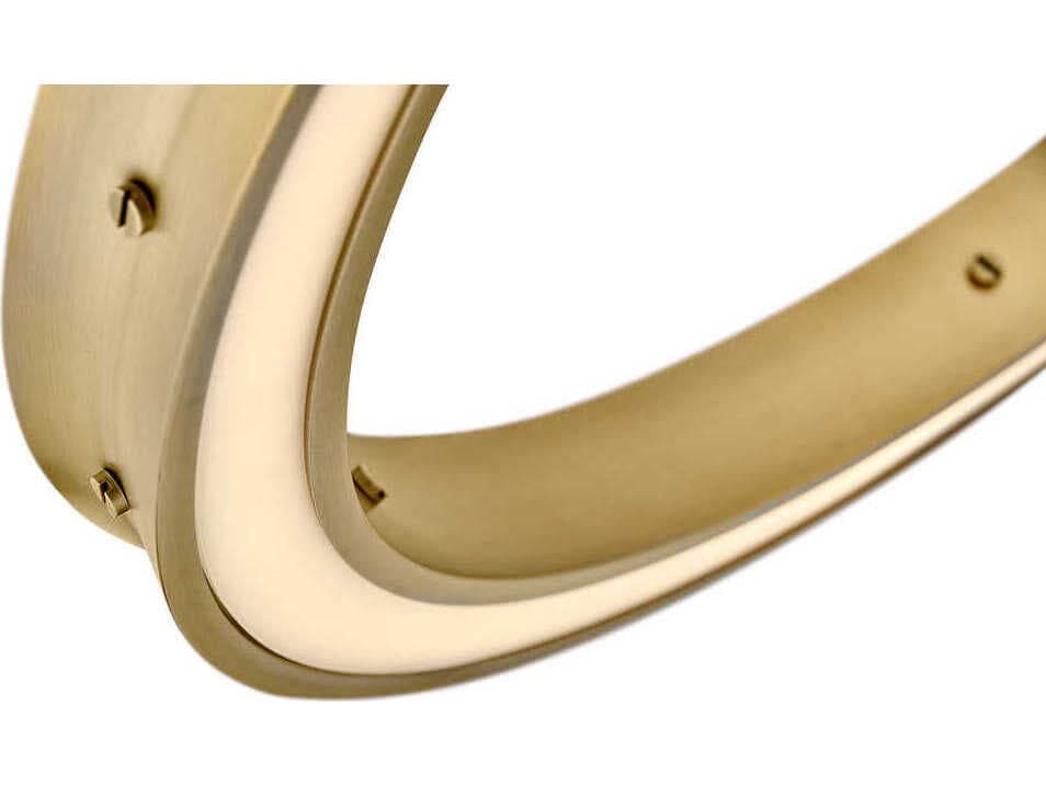 Fredrick Ramond Althea Lacquered Brass Round Pendant