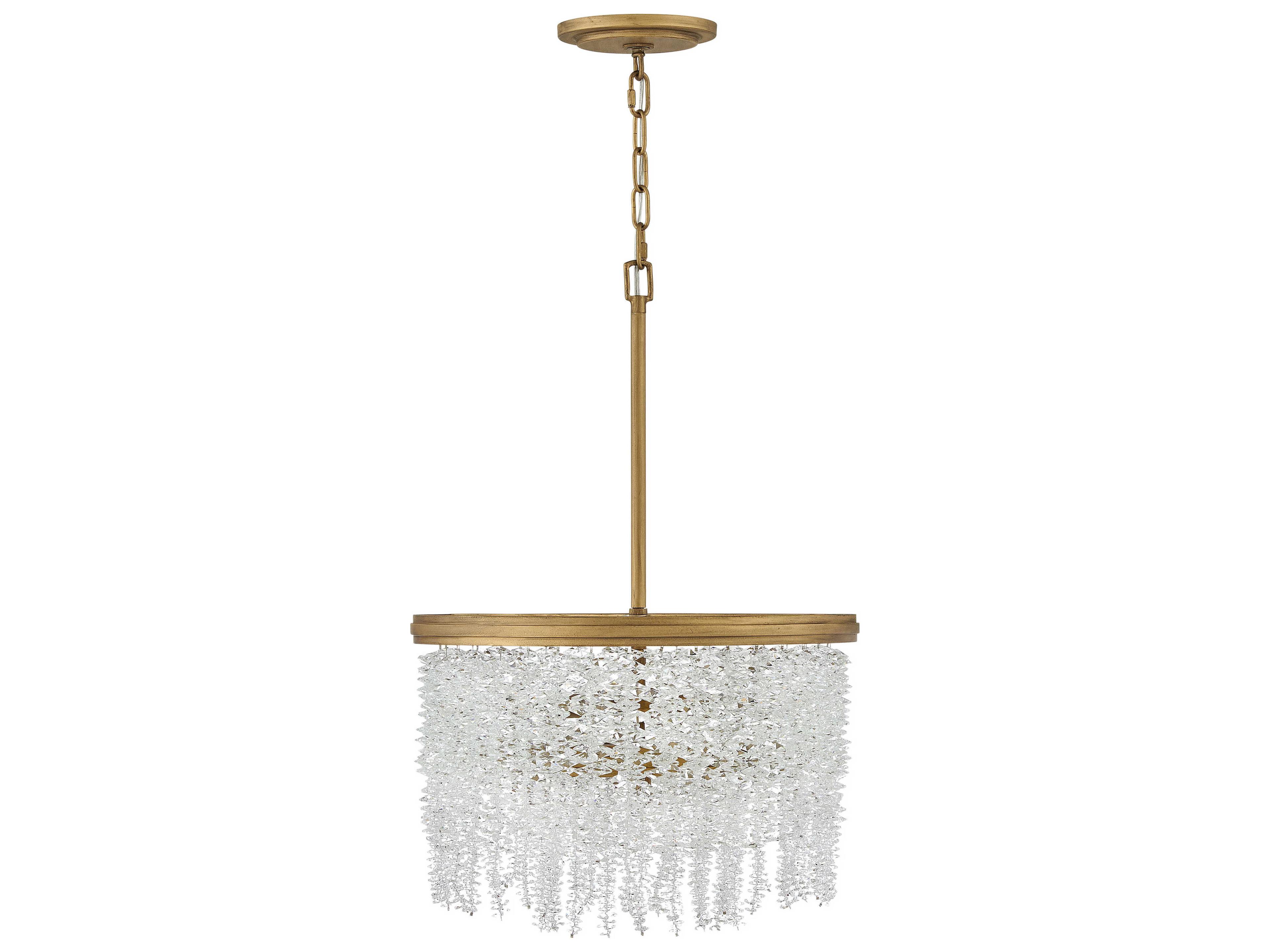 Fredrick Ramond Rubina 4-Light Burnished Gold Pendant