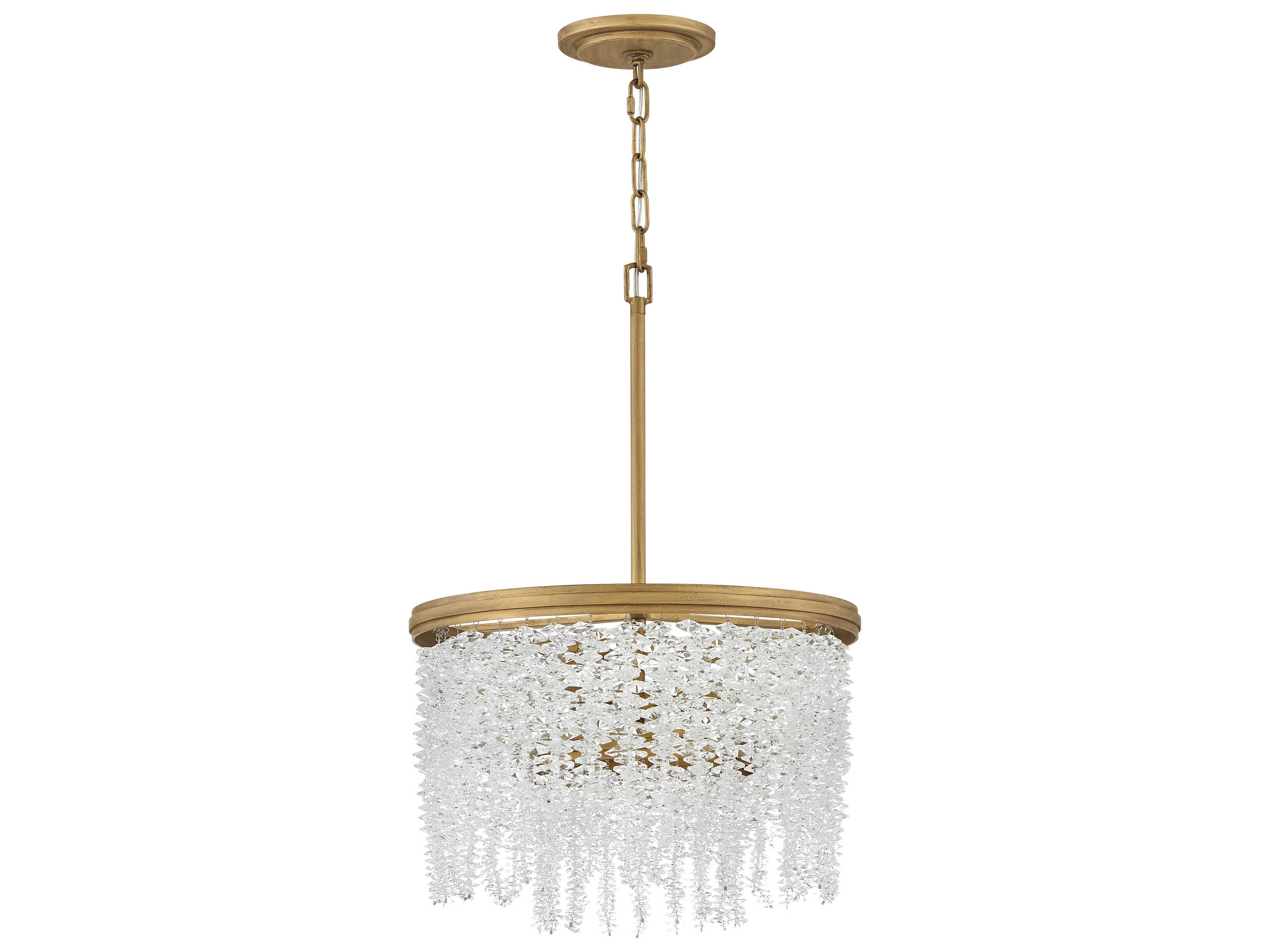 Fredrick Ramond Rubina 4-Light Burnished Gold Pendant