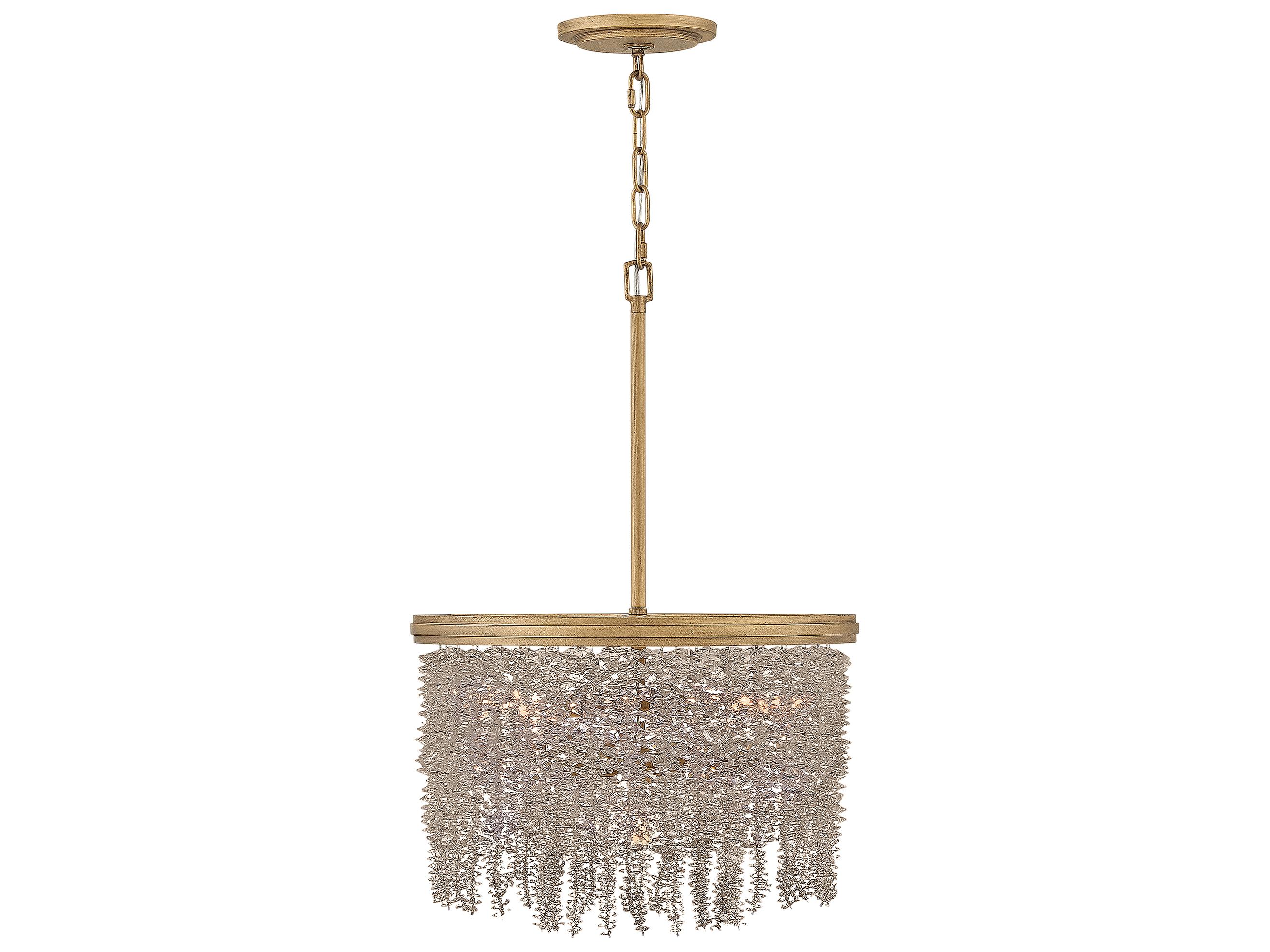 Fredrick Ramond Rubina 4-Light Burnished Gold Pendant