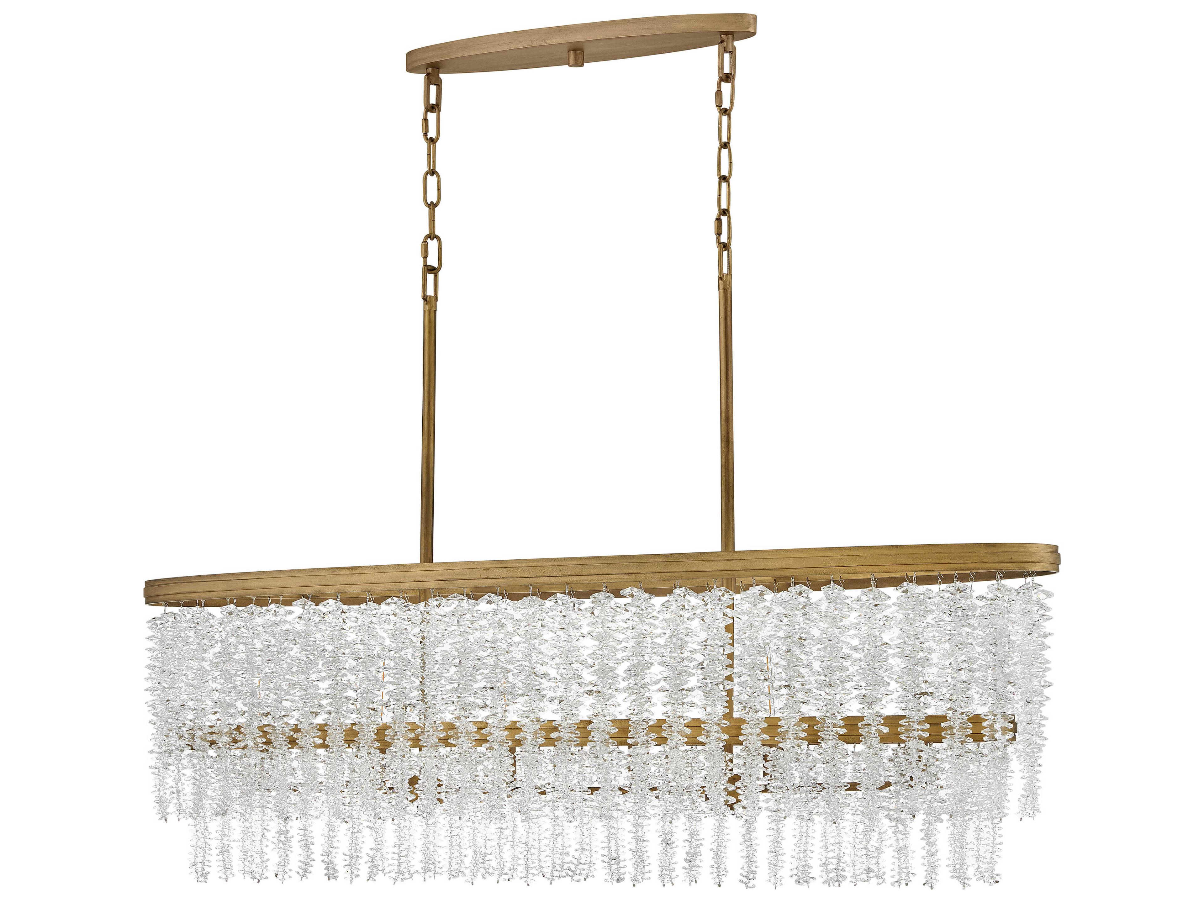 Fredrick Ramond Rubina 6-Light Burnished Gold Island Pendant