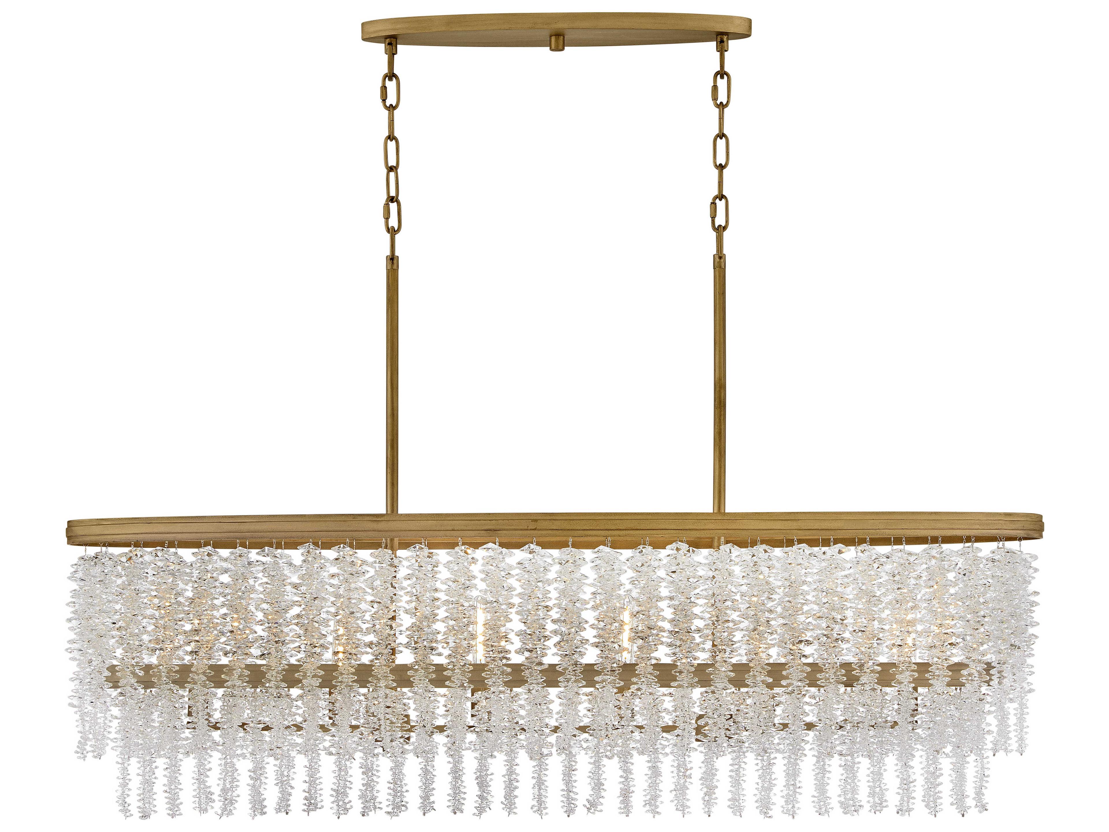 Fredrick Ramond Rubina 6-Light Burnished Gold Island Pendant