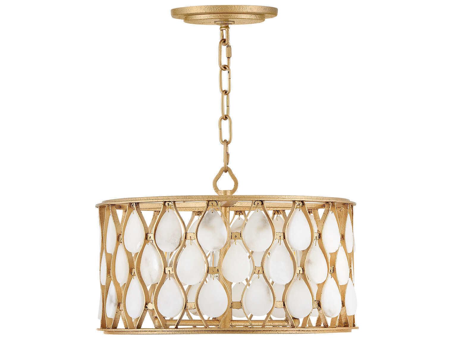 Fredrick Ramond Estie 3-Light Piastra Gold Pendant