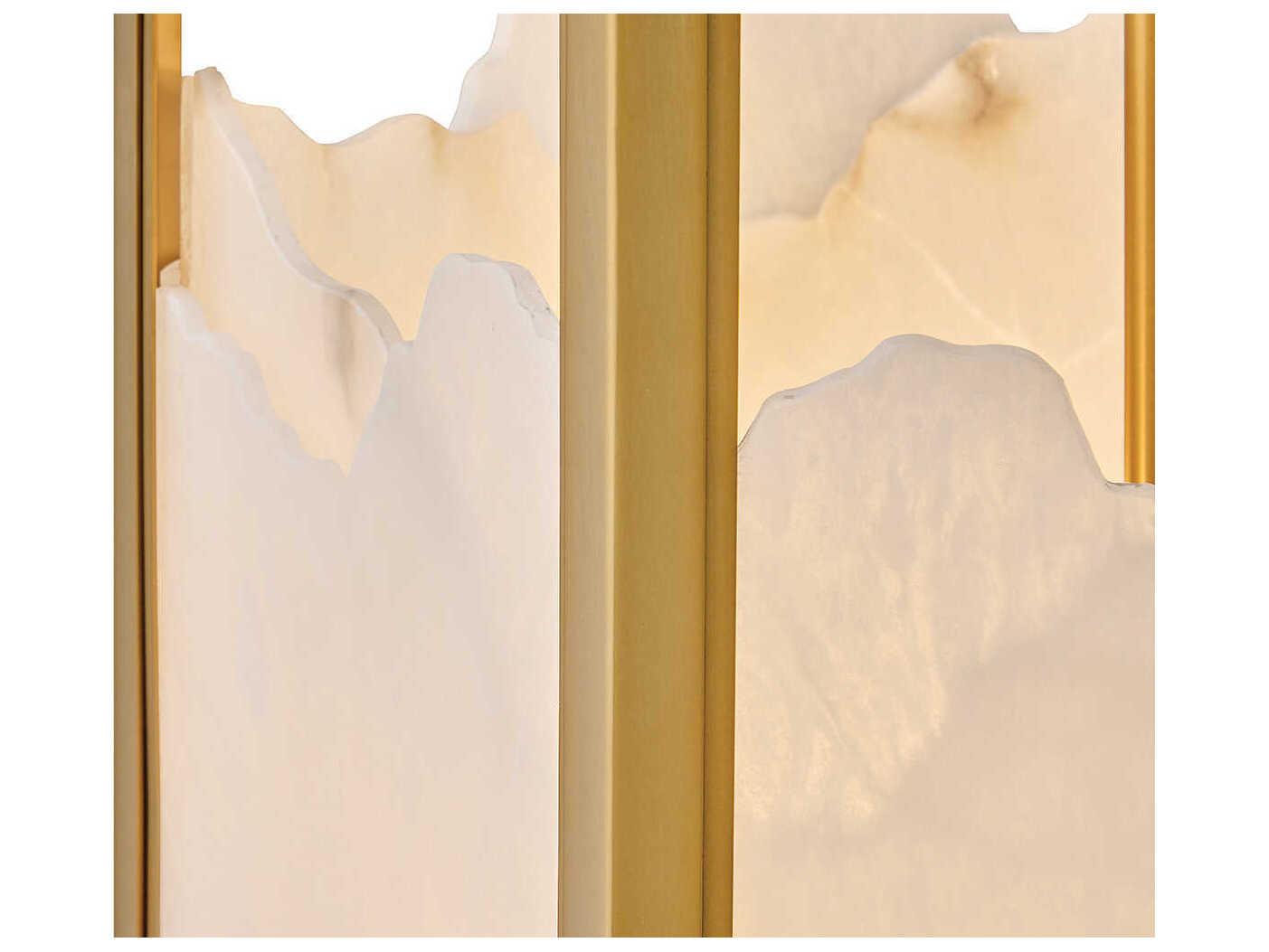 Fredrick Ramond Veleta 4-Light Lacquered Brass Pendant