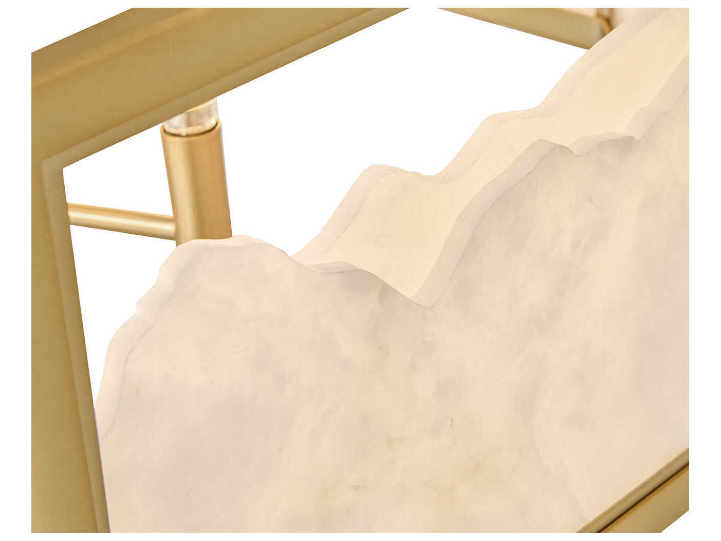 Fredrick Ramond Veleta 8-Light Lacquered Brass Chandelier