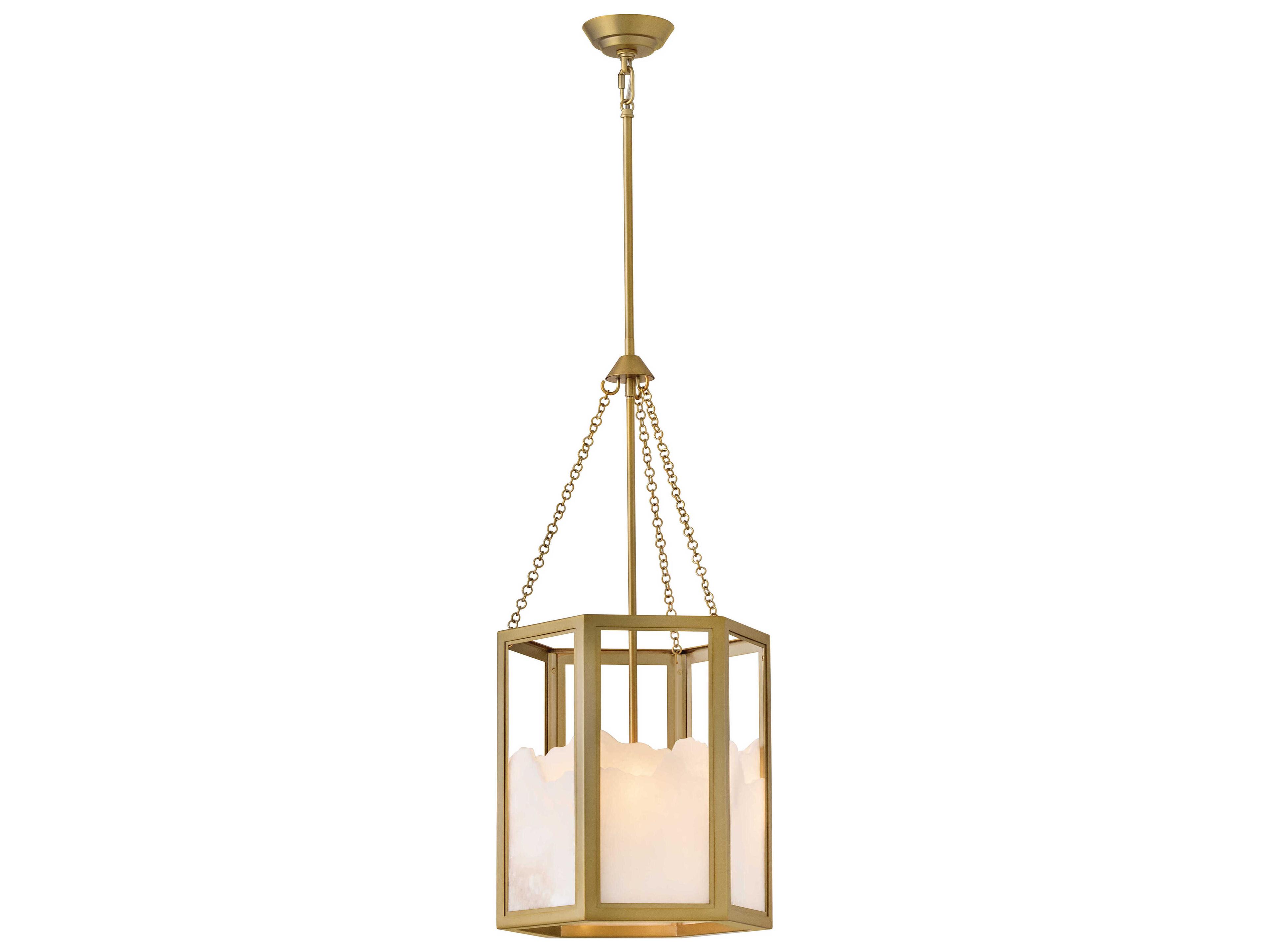 Fredrick Ramond Veleta 3-Light Lacquered Brass Pendant