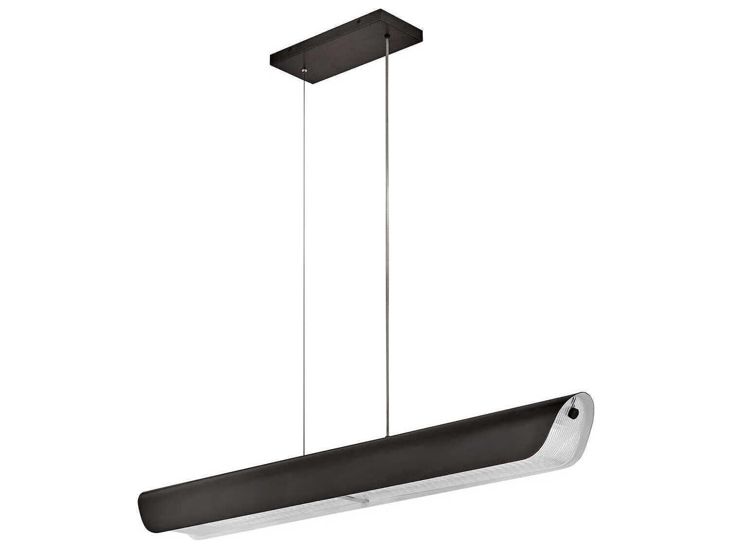 Fredrick Ramond Arco Black Oxide Linear Island Pendant
