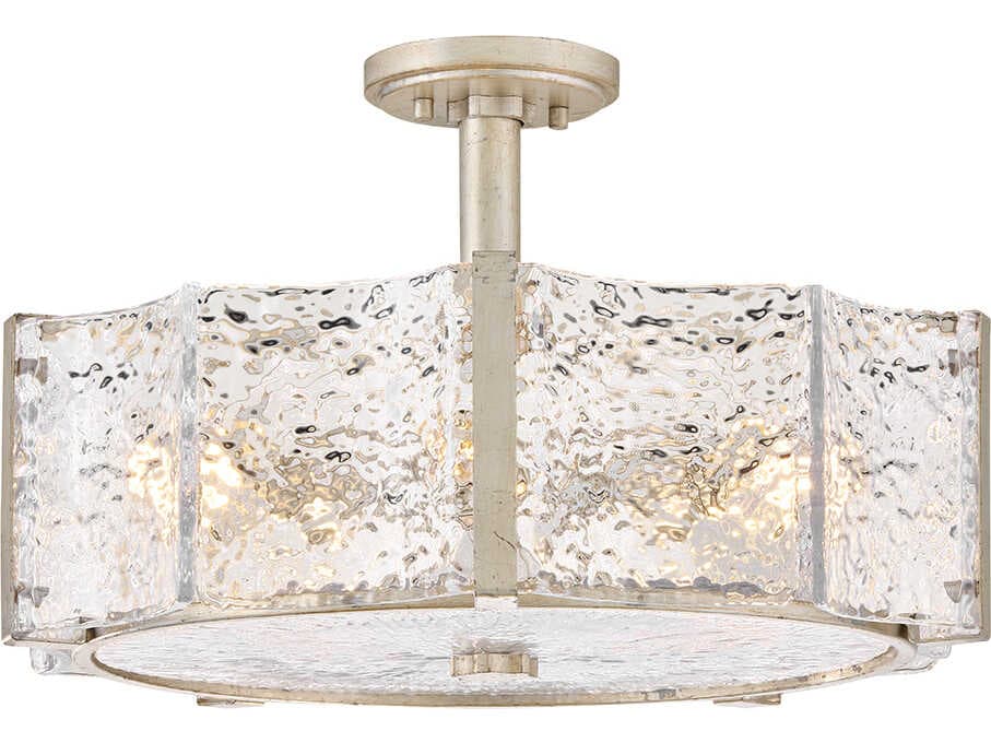 Fredrick Ramond Florian 5-Light Glacial Silver Semi Flush Mount