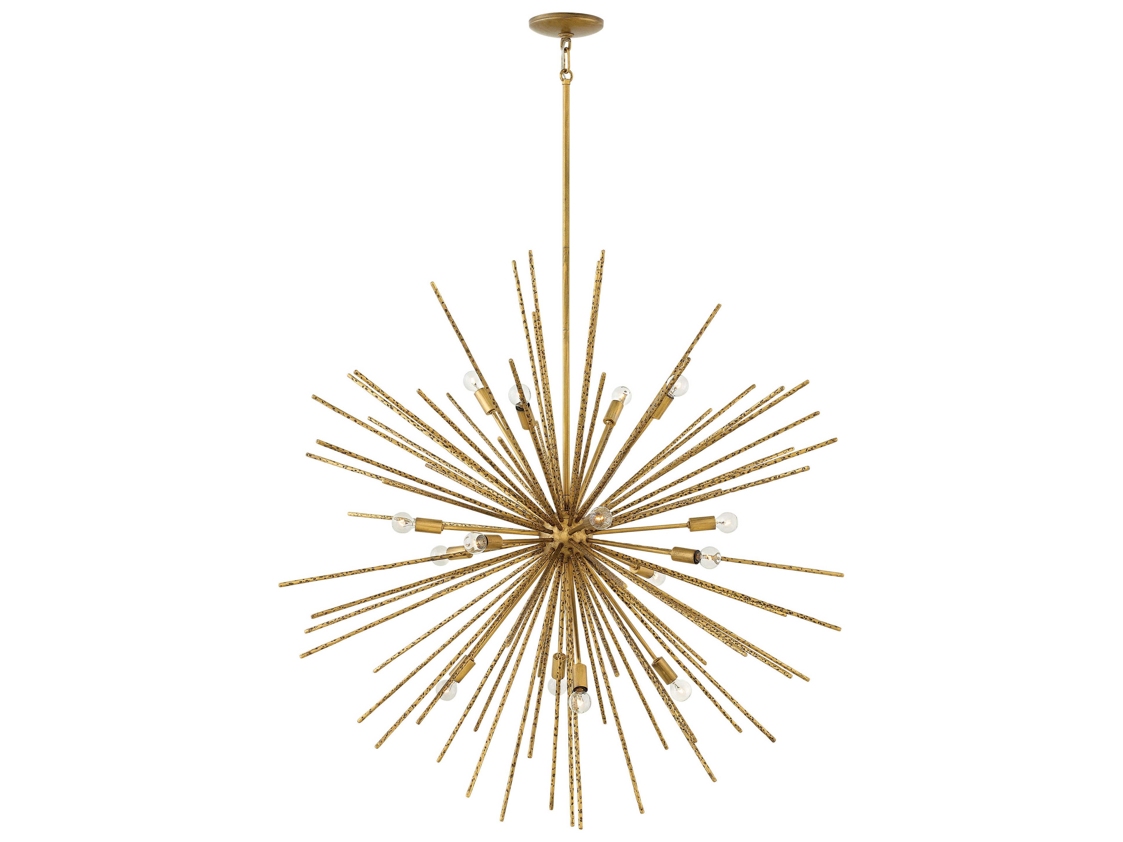 Fredrick Ramond Tryst 16-Light Burnished Gold Round Sputnik Pendant