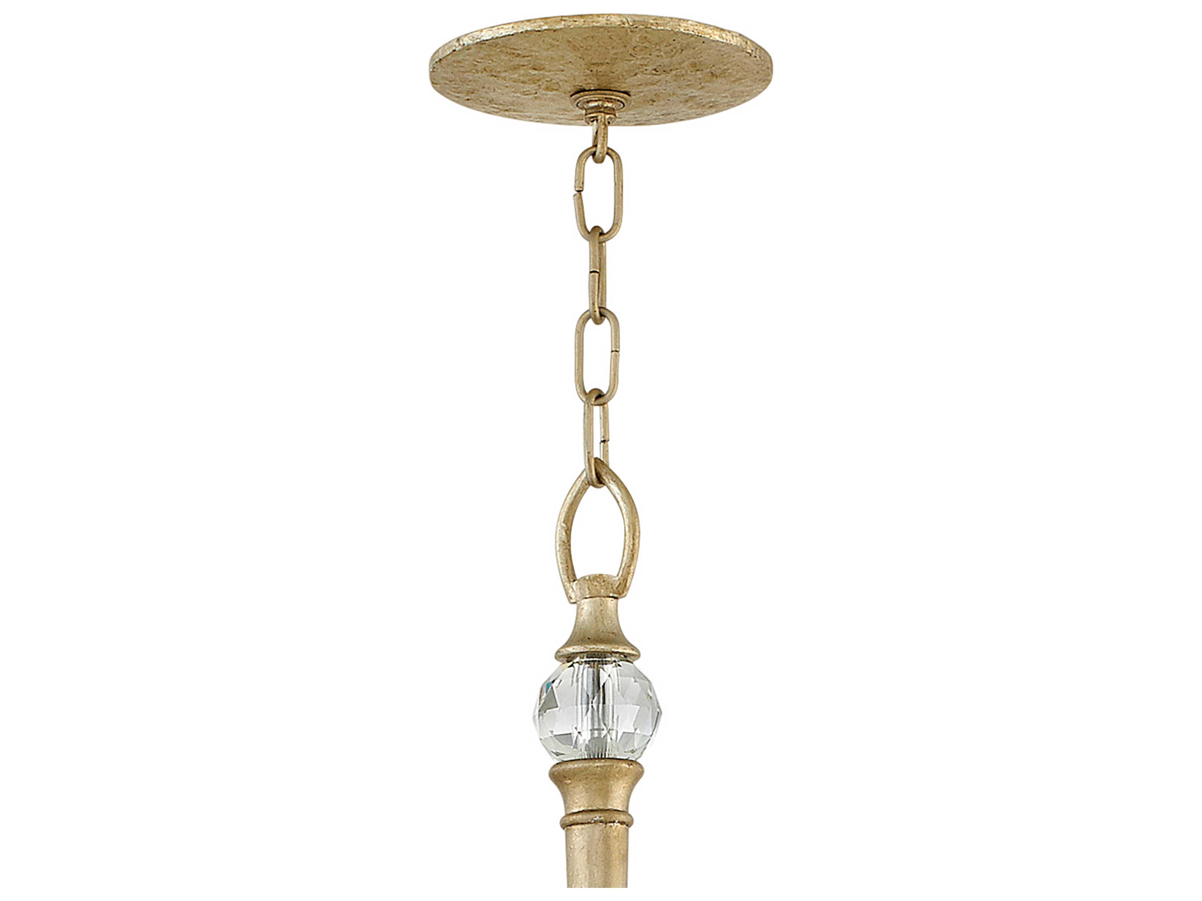 Fredrick Ramond Eve 12-Light Champagne Gold Crystal Candelabra Chandelier