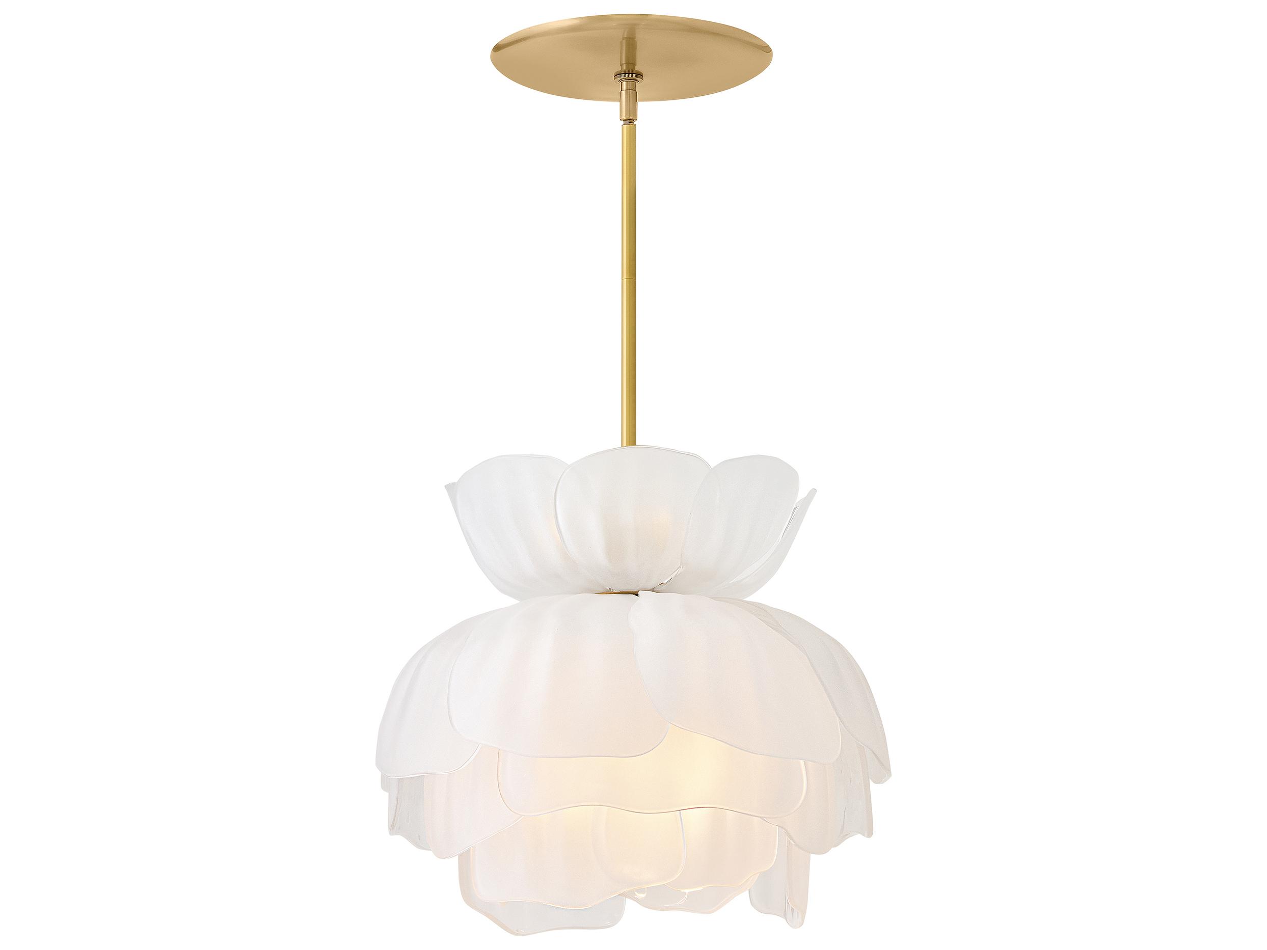 Fredrick Ramond Fantine 7-Light Unlacquered Brass Pendant