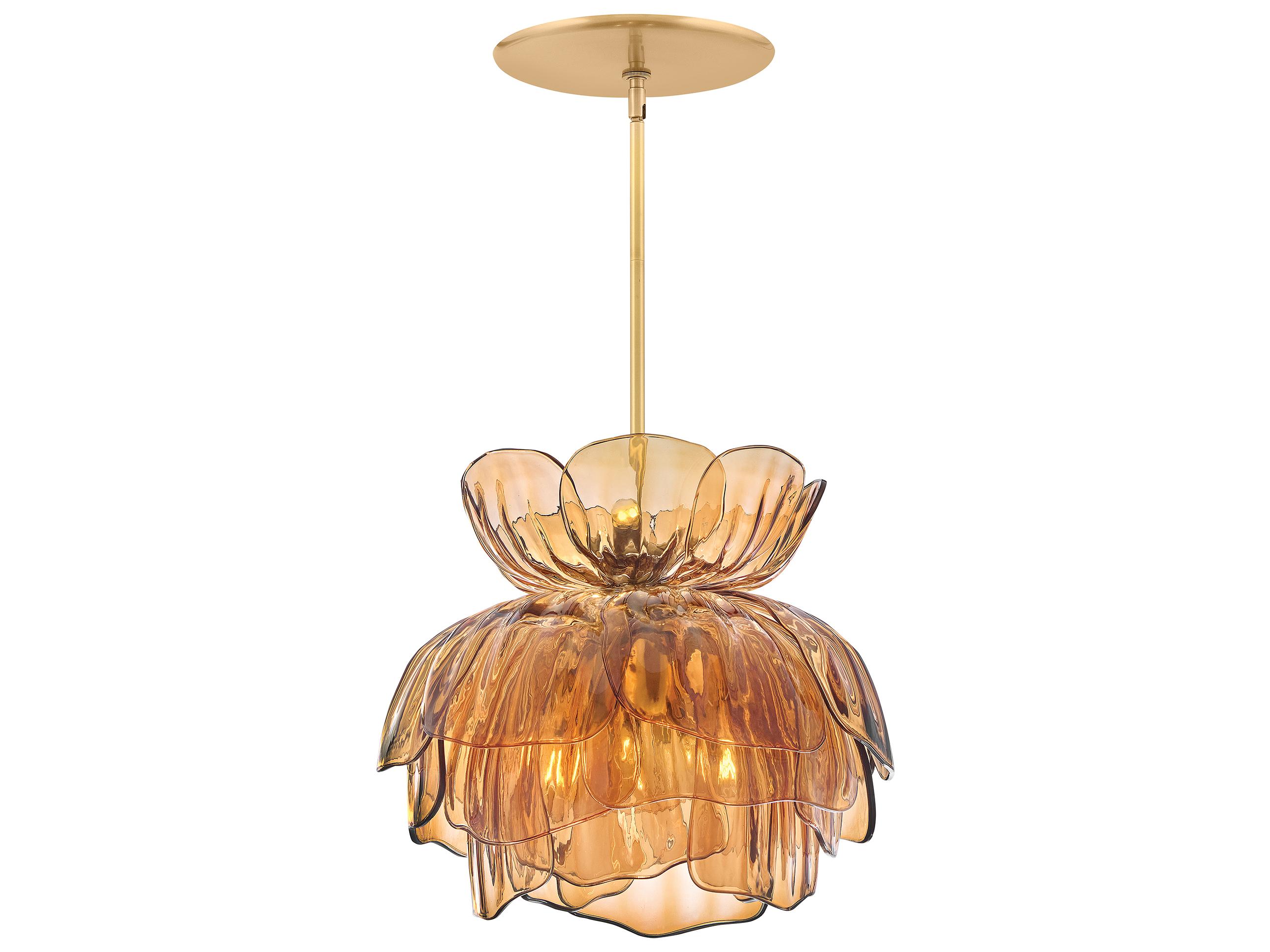 Fredrick Ramond Fantine 7-Light Unlacquered Brass Pendant