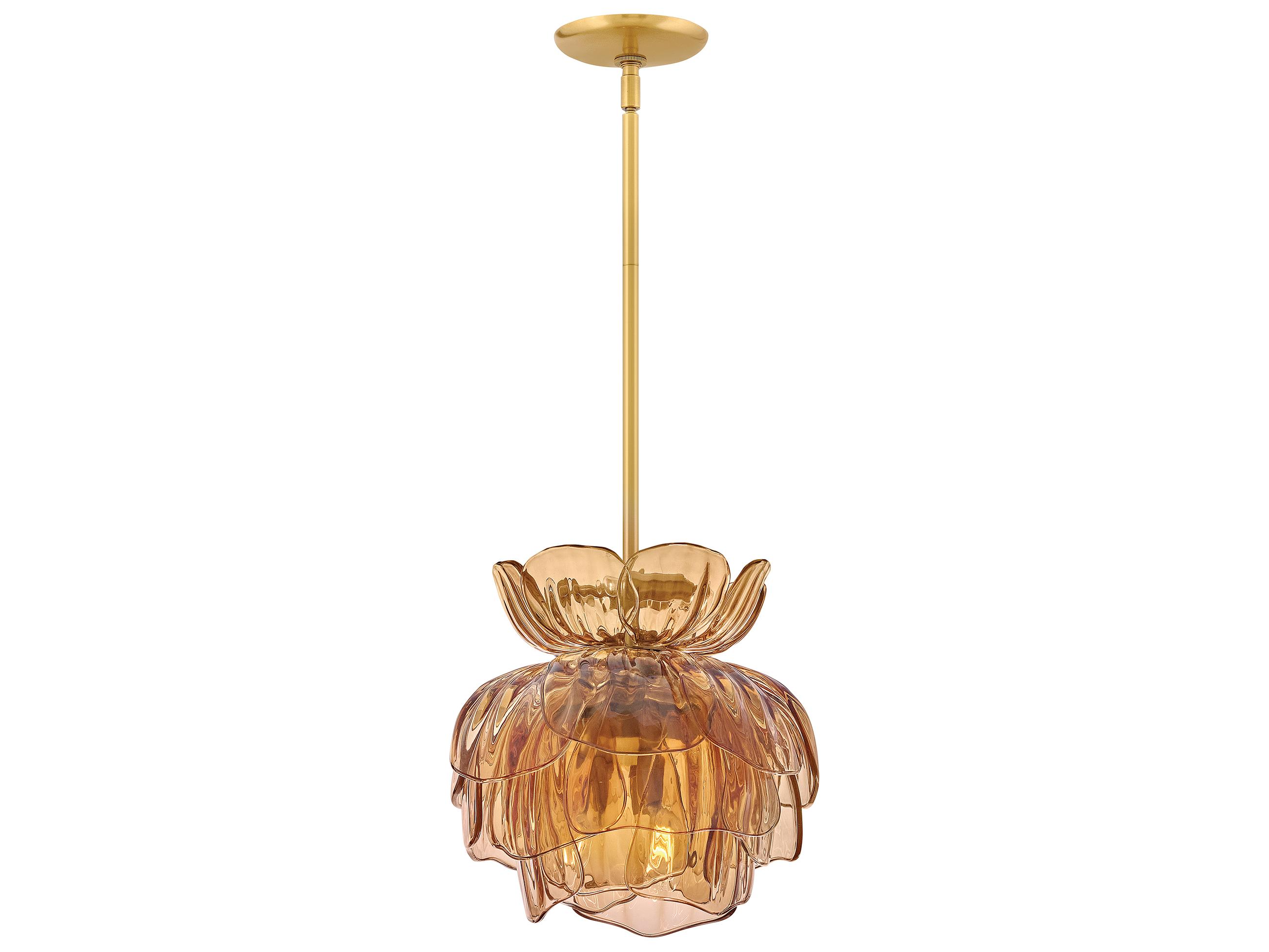 Fredrick Ramond Fantine 6-Light Unlacquered Brass Pendant
