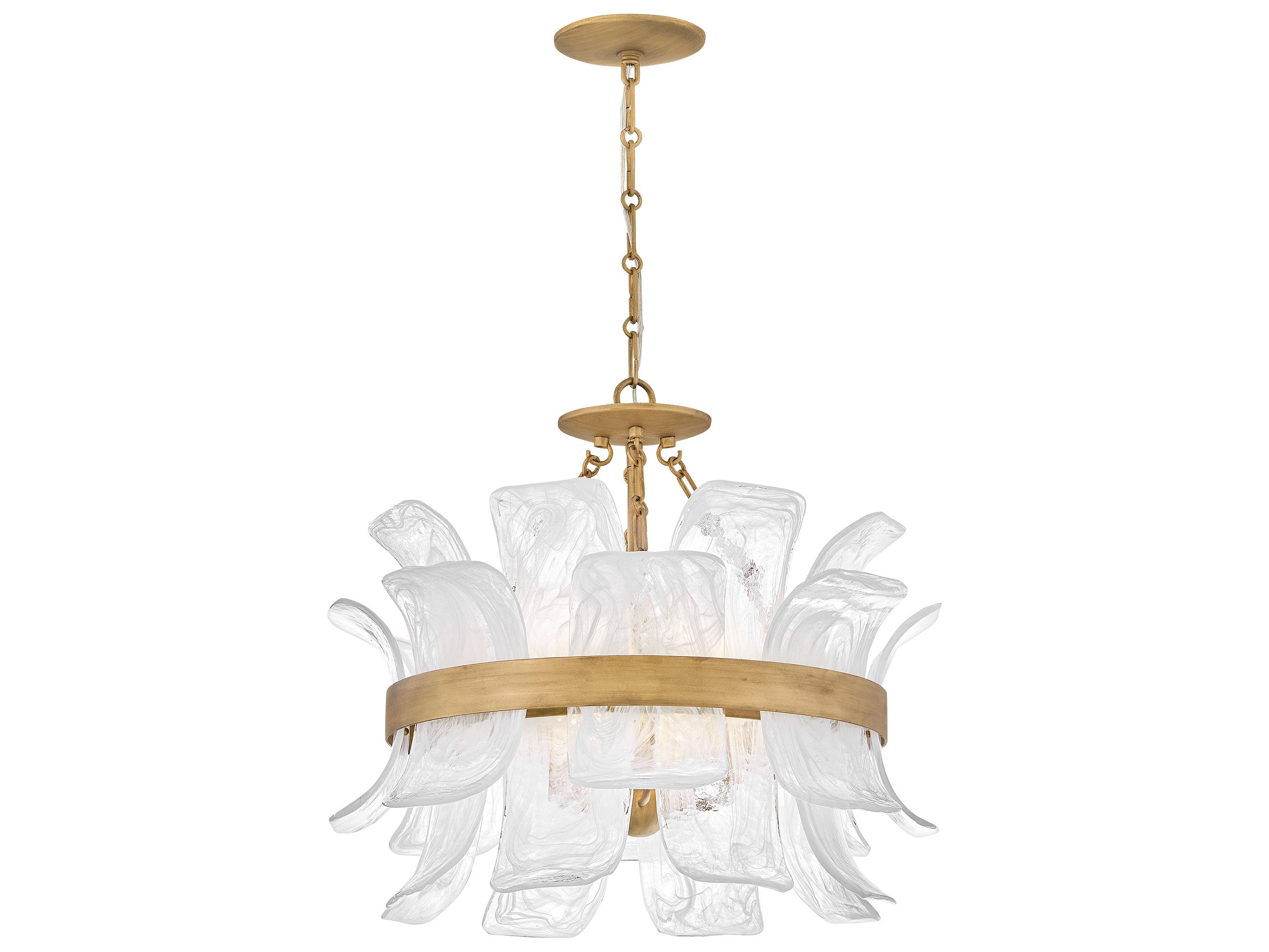 Fredrick Ramond Fleur 5-Light Burnished Gold Chandelier