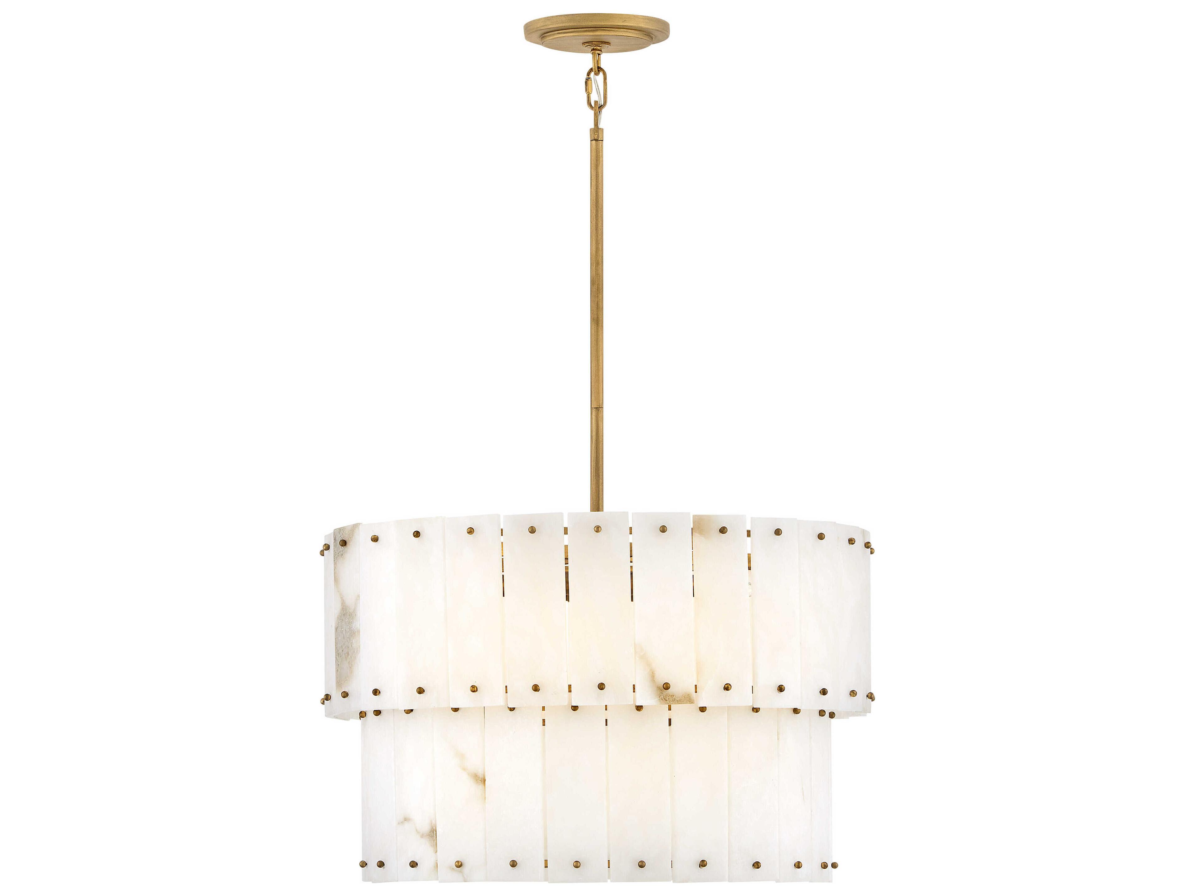 Fredrick Ramond Simone 6-Light Burnished Gold Tiered Pendant