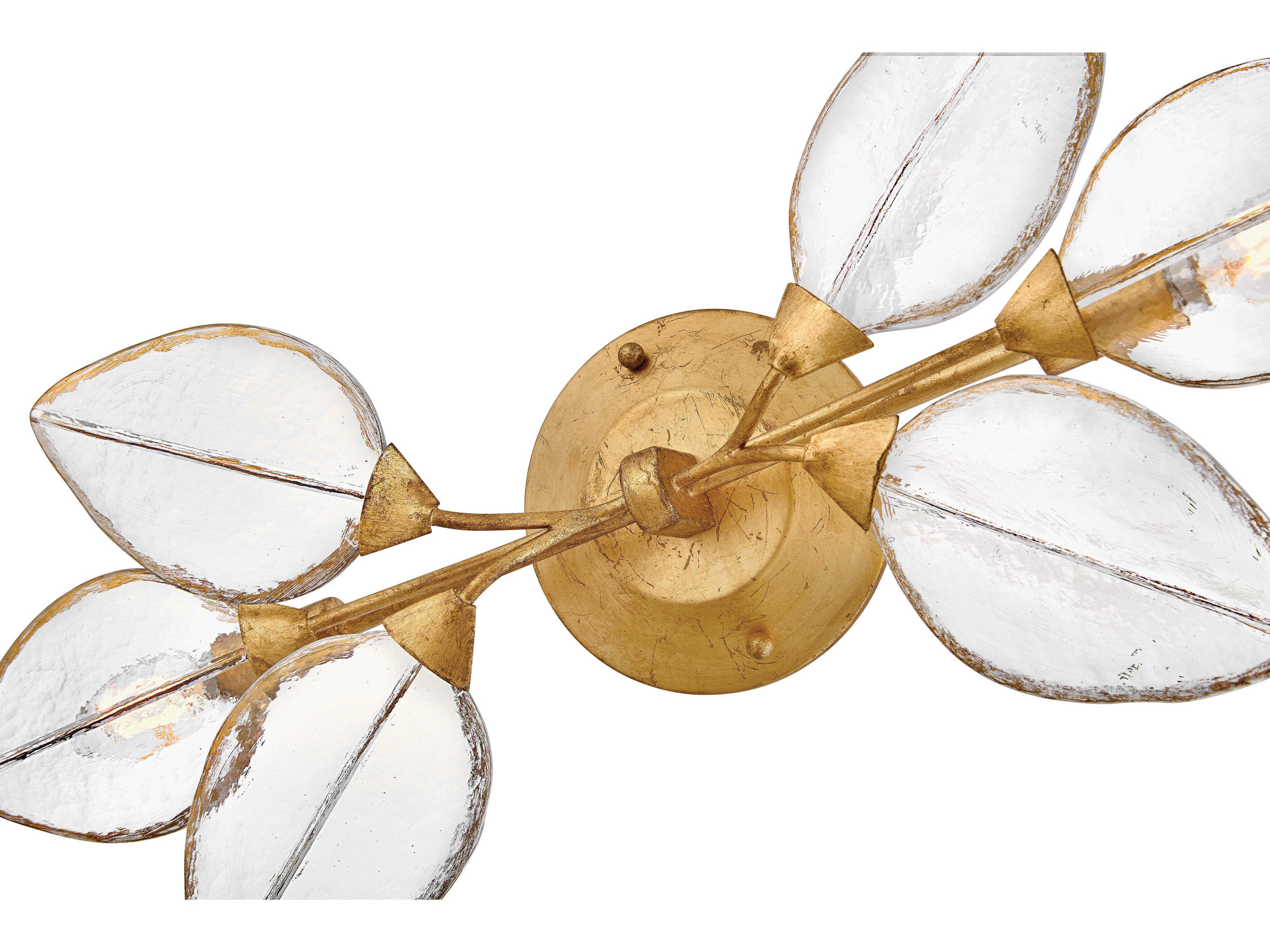 Fredrick Ramond Amira 2-Light Distressed Brass Wall Sconce