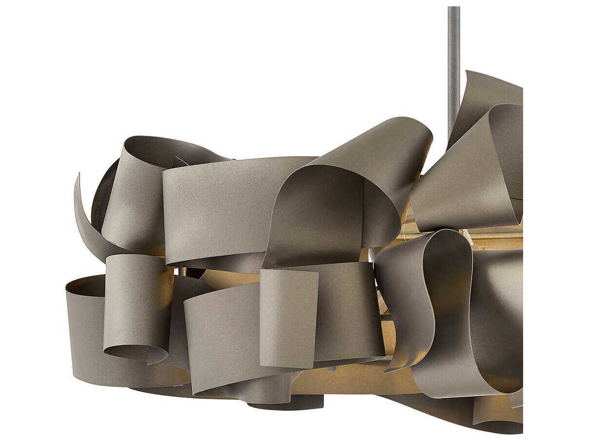 Fredrick Ramond Delfina 5-Light Metallic Matte Bronze Geometric Pendant