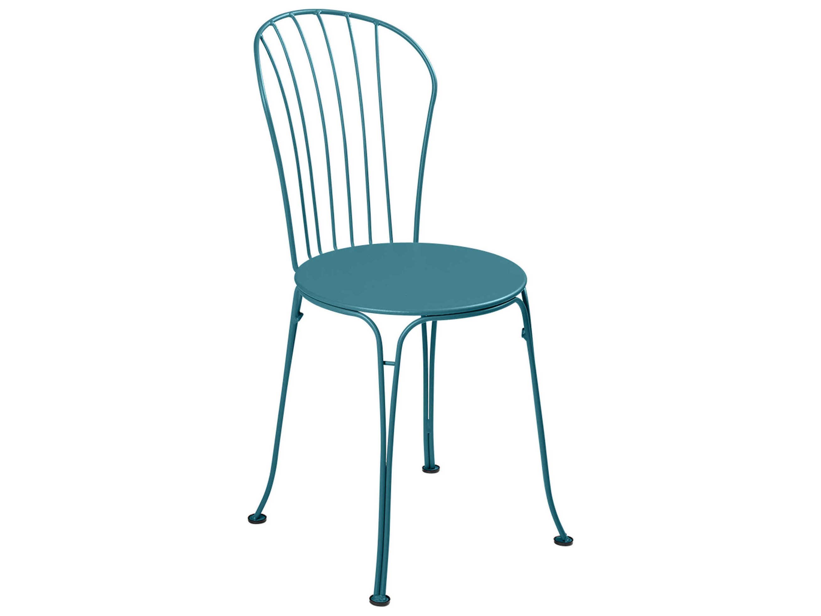 Fermob Opera+ Steel Metal Dining Chair Set of 2