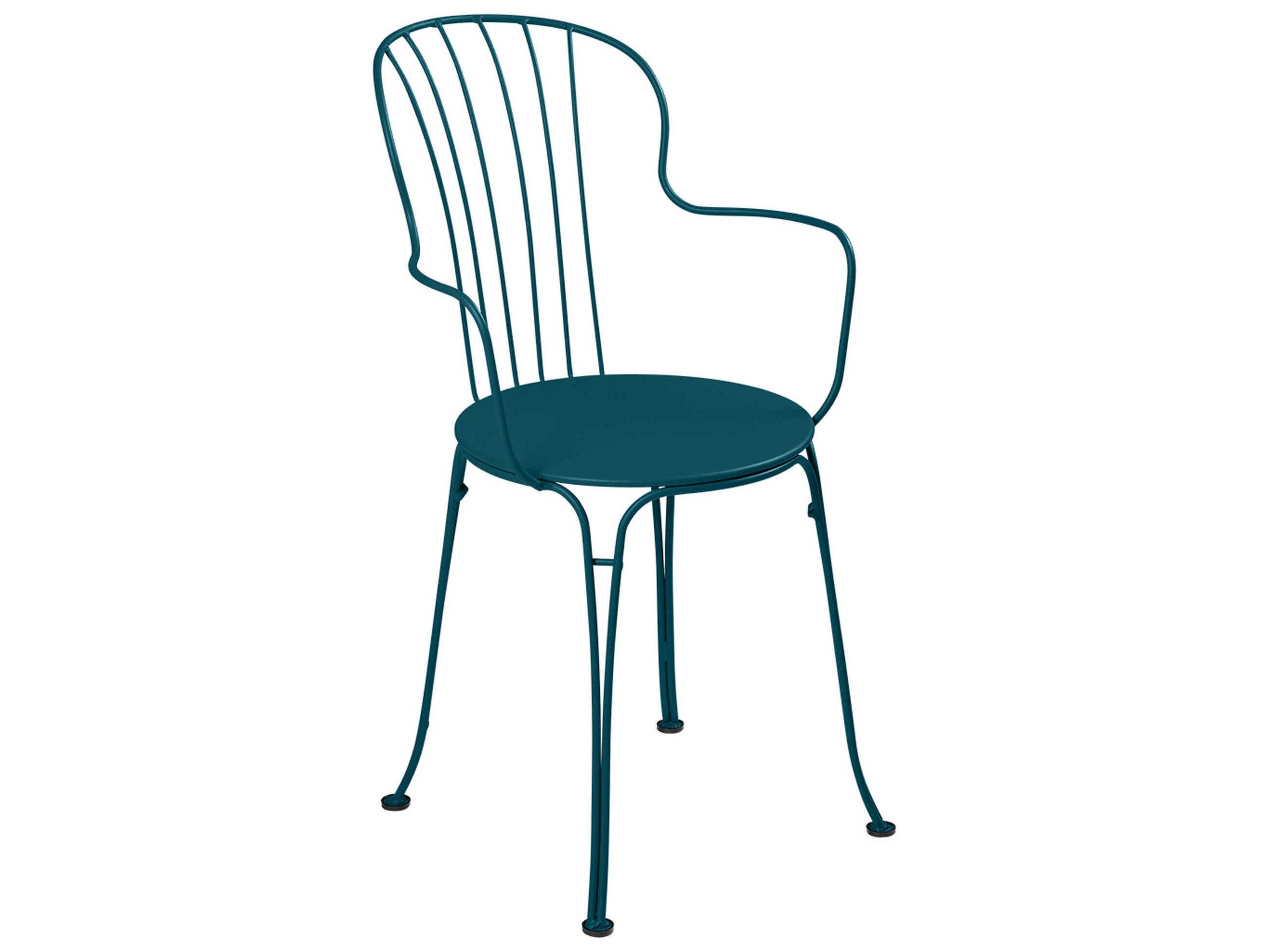 Fermob Opera+ Steel Metal Dining Chair Set of 2