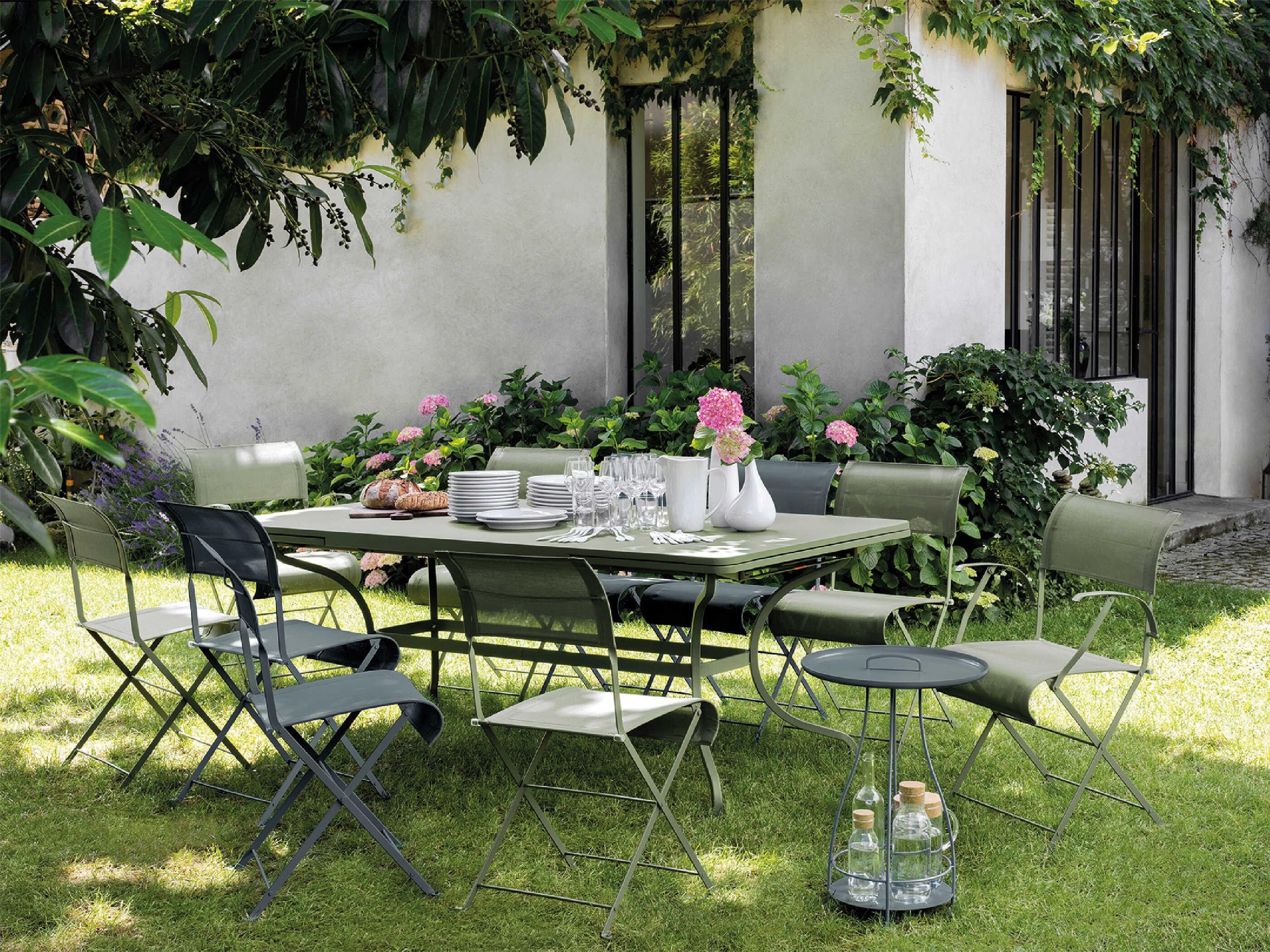 Fermob Dune Steel Sling Dining Chair Set of 2