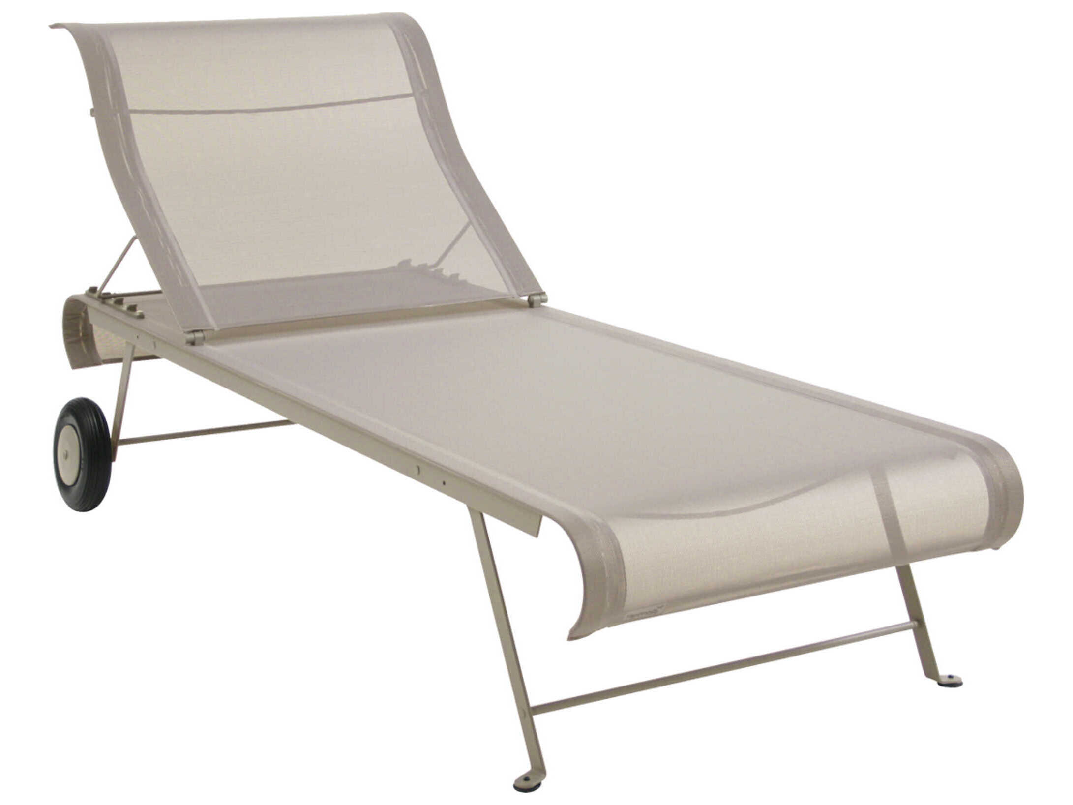 Fermob Dune Steel Sling Chaise Lounge