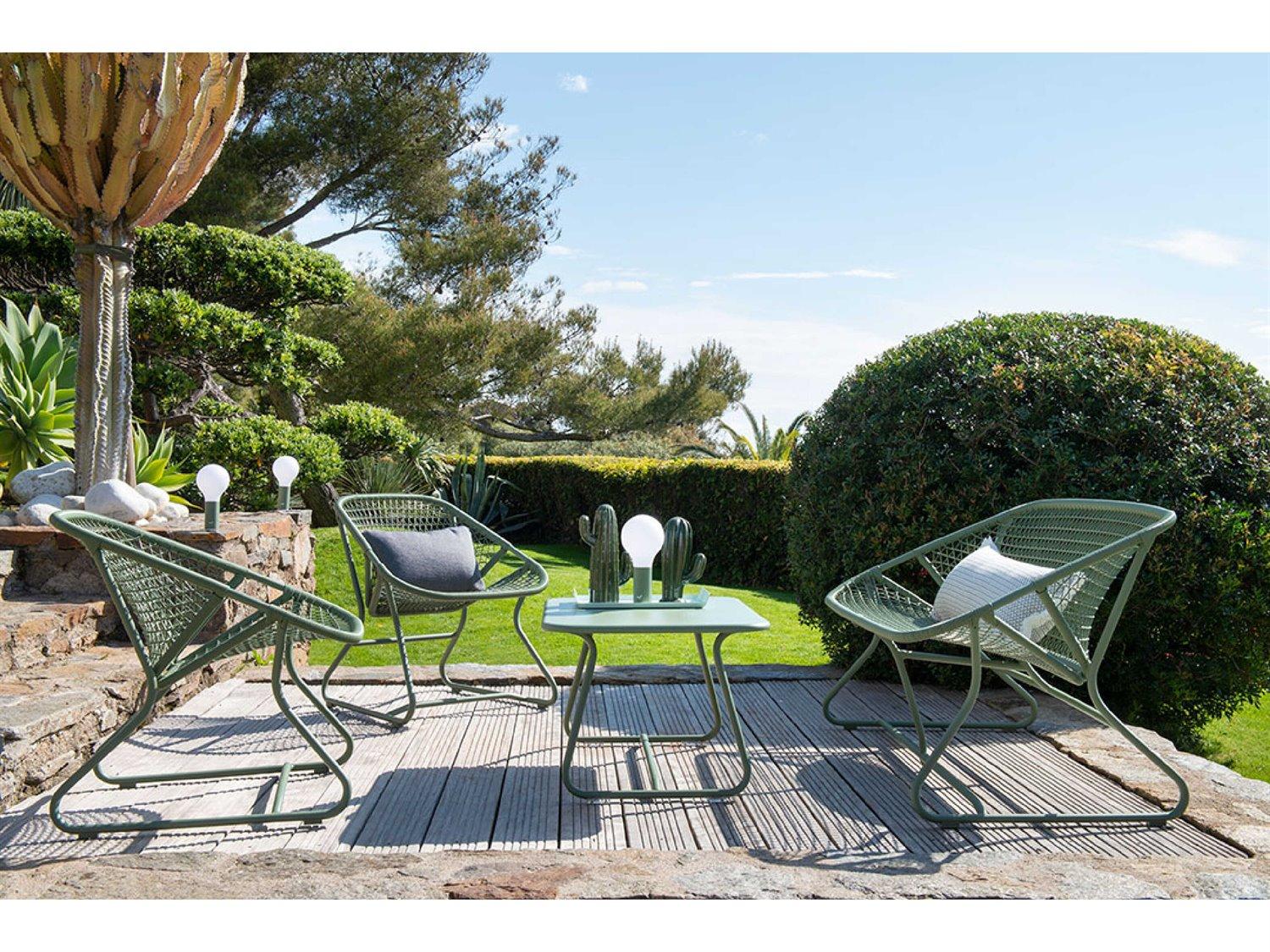 Fermob Sixties Aluminum Polypropylene Bench