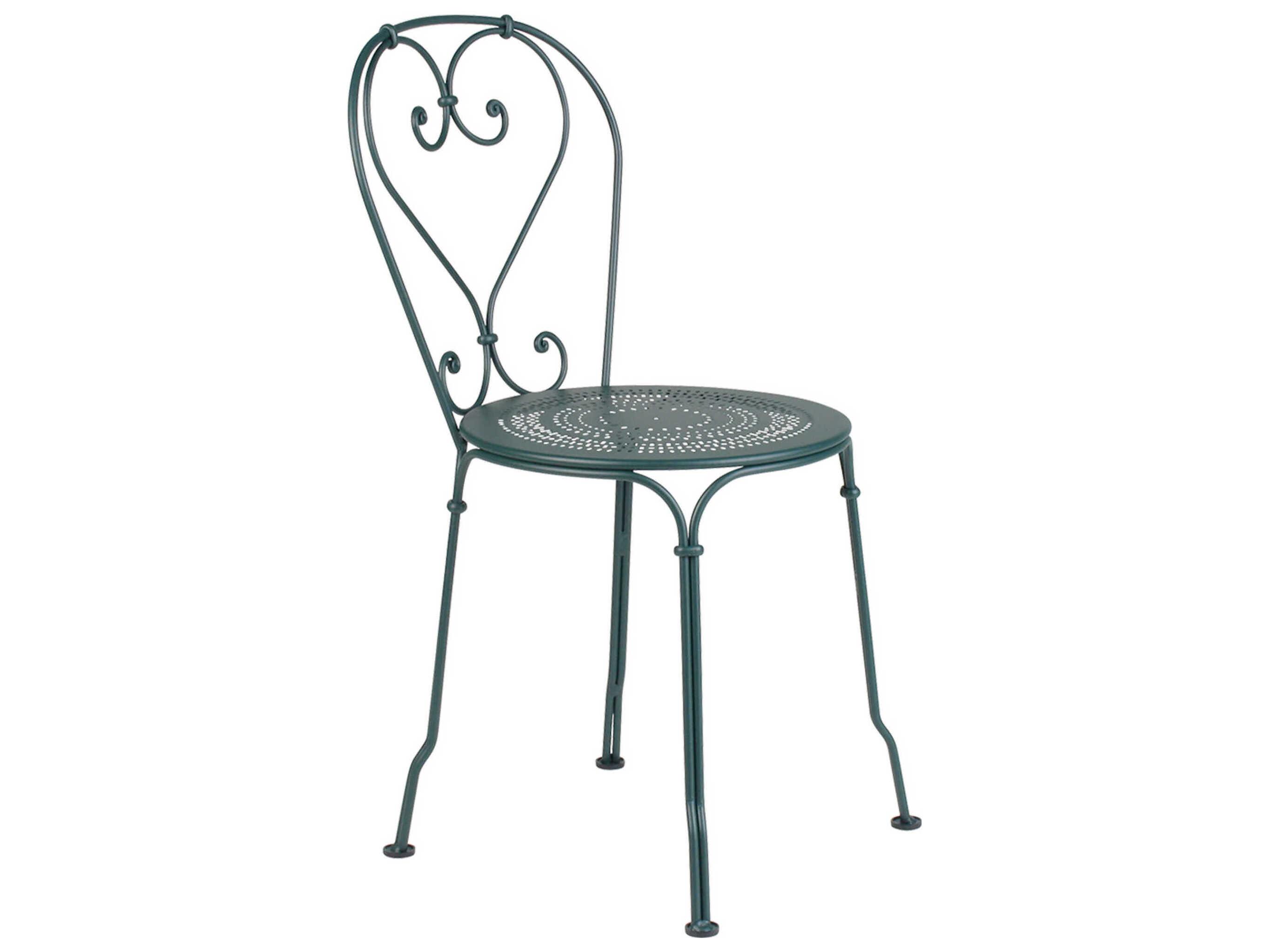 Fermob 1900 Steel Metal Dining Chair Set of 2