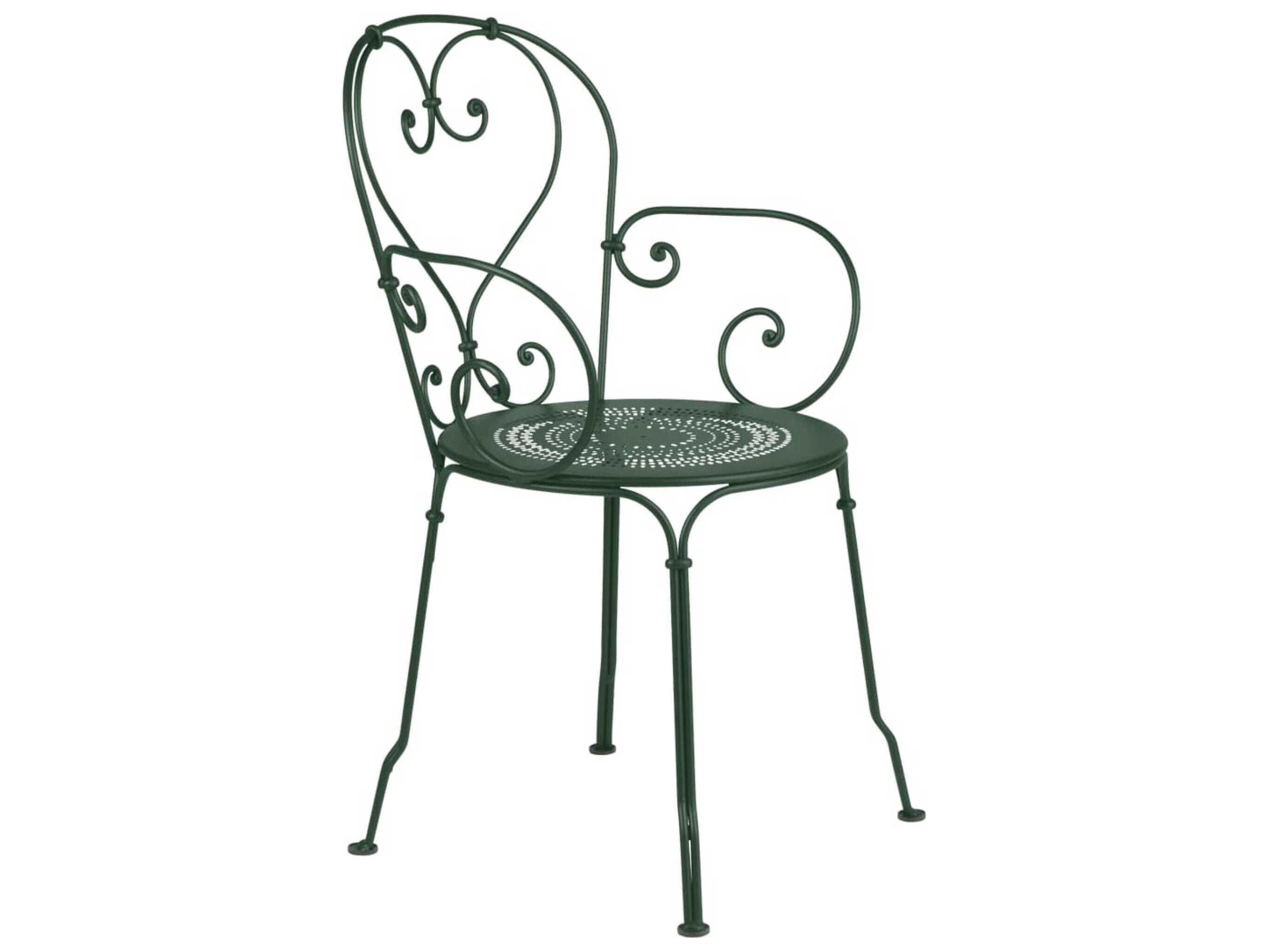 Fermob 1900 Steel Metal Dining Chair Set of 2