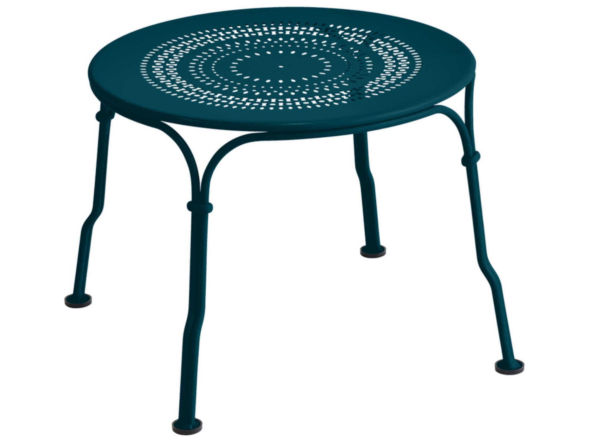 Fermob 1900 Steel Round End Table