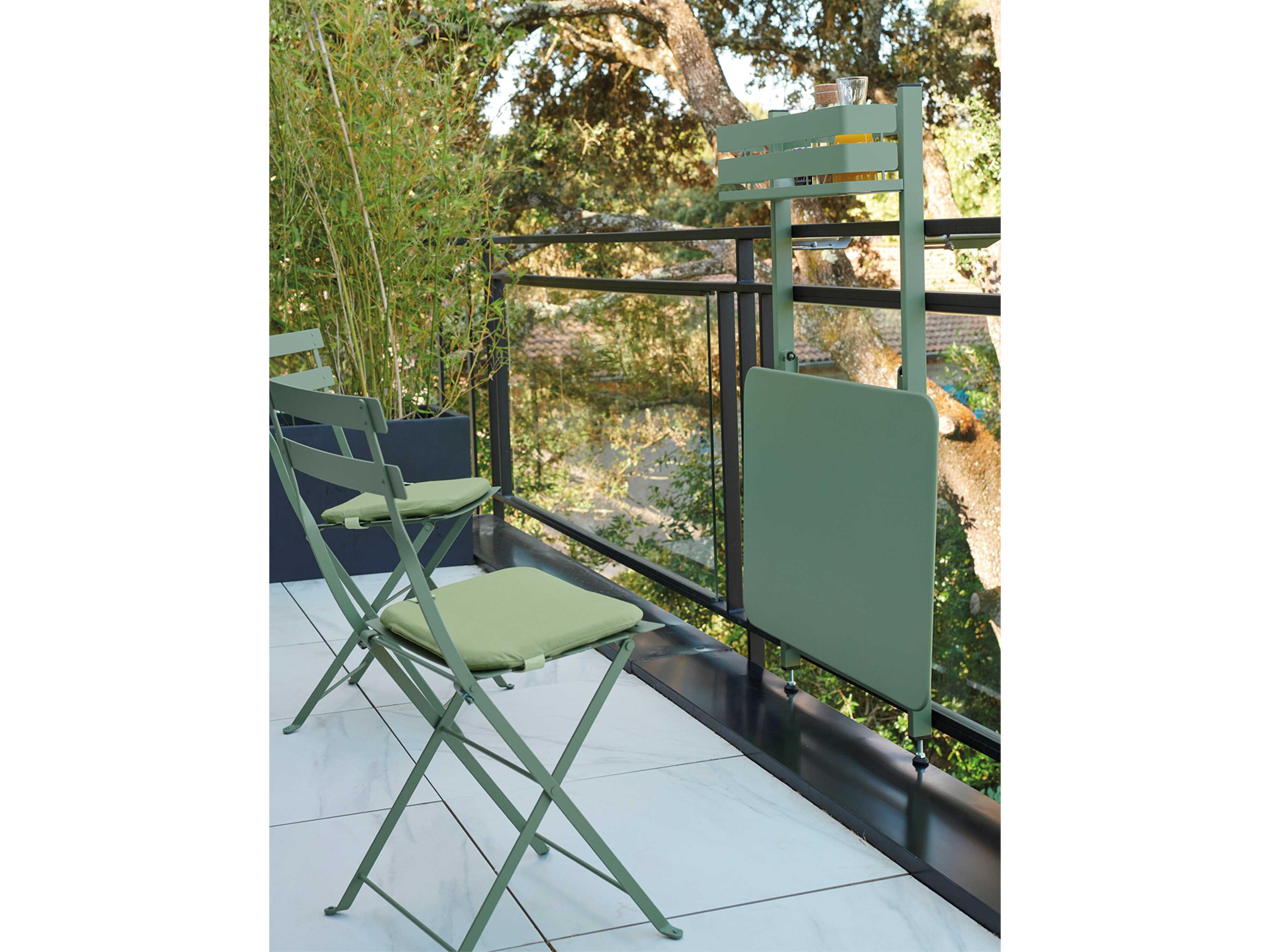 Fermob Color Mix Bistro Eucalyptus Green Patio Cushion