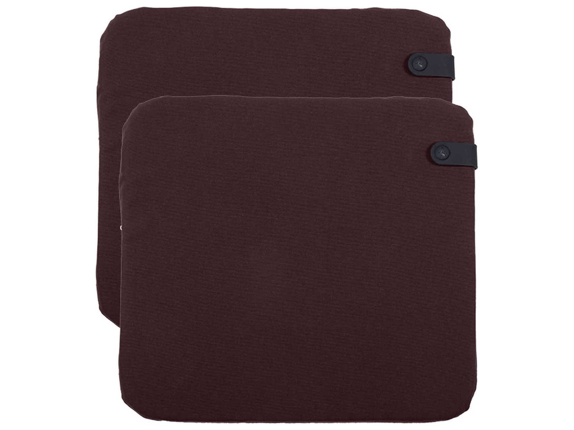 Fermob Color Mix Burgundy Patio Cushion Set of 2