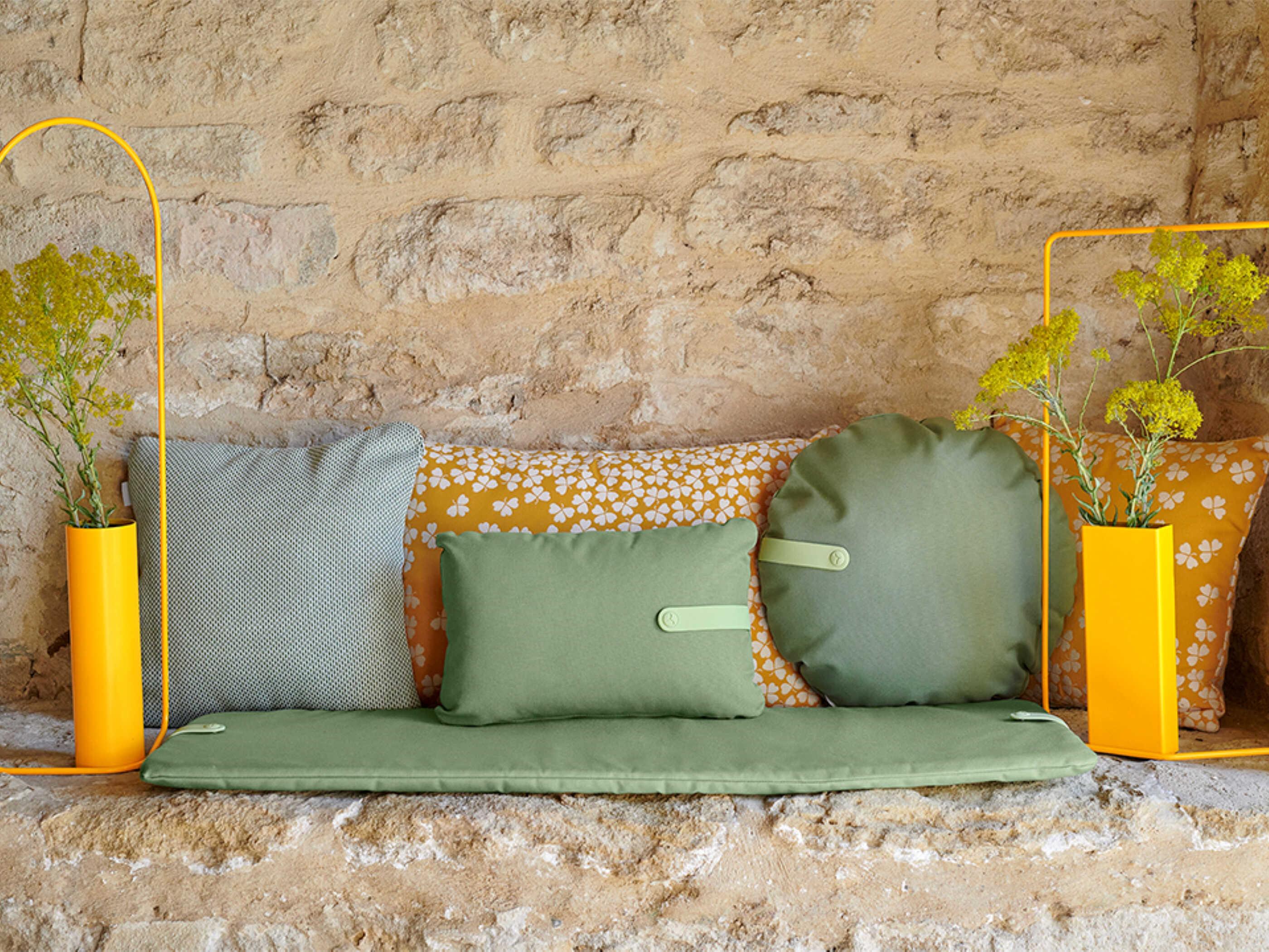 Fermob Color Mix Eucalyptus Green Patio Cushion