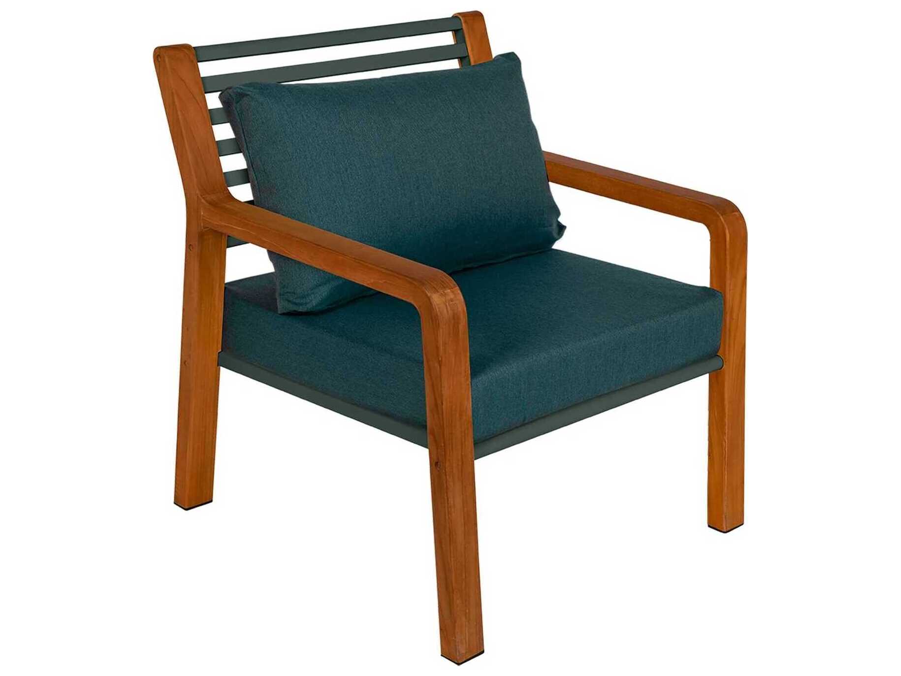 Fermob Somerset Teak Cushion Lounge Chair