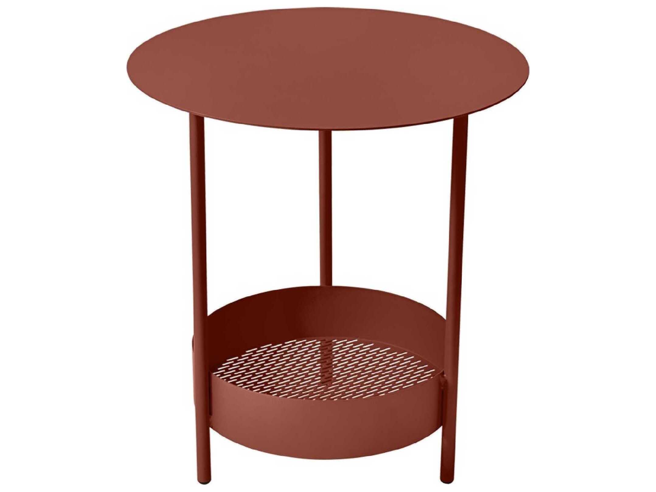 Fermob Salsa Steel Round End Table