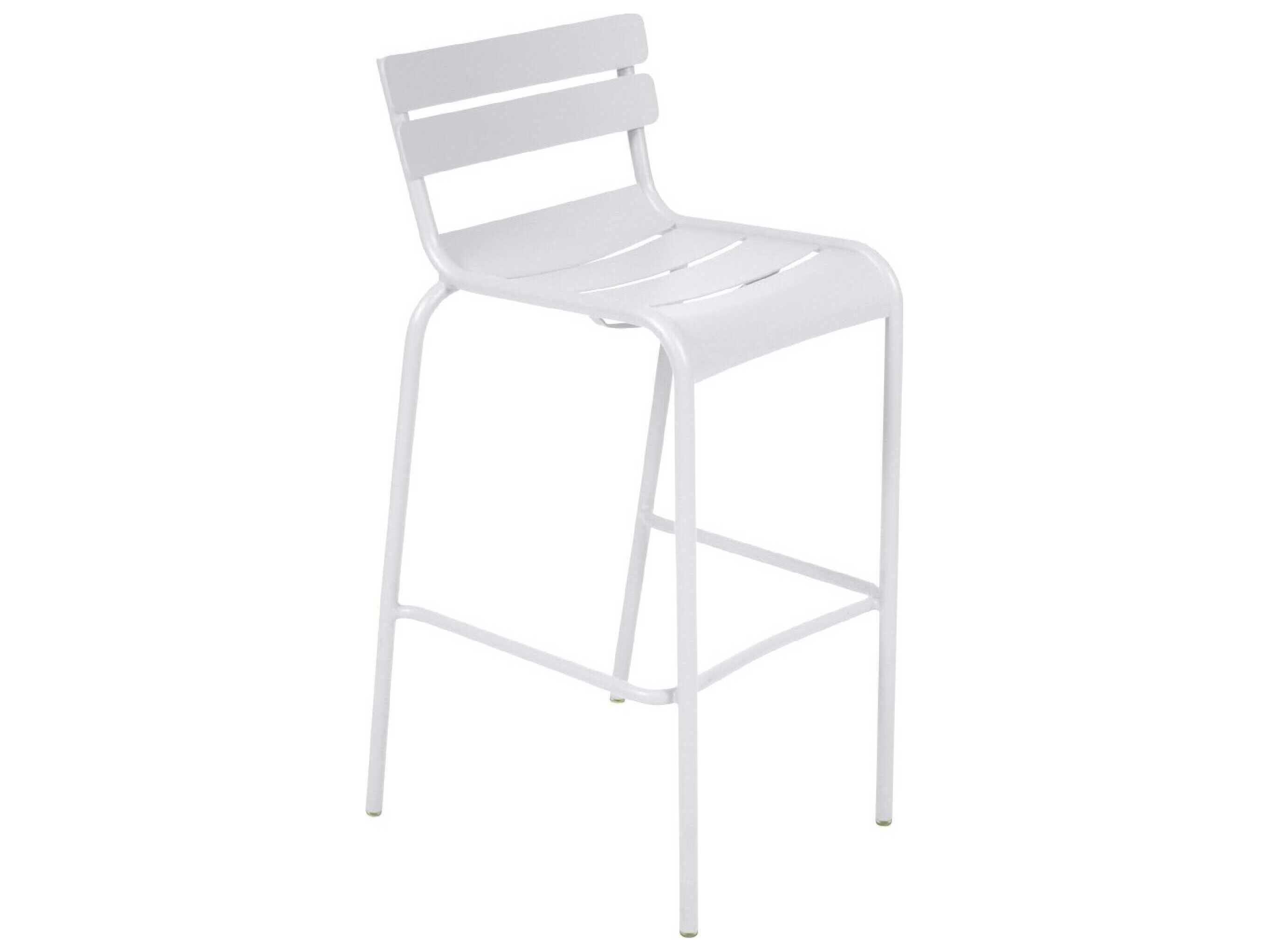 Fermob Luxembourg Aluminum Metal Bar Stool Set of 2