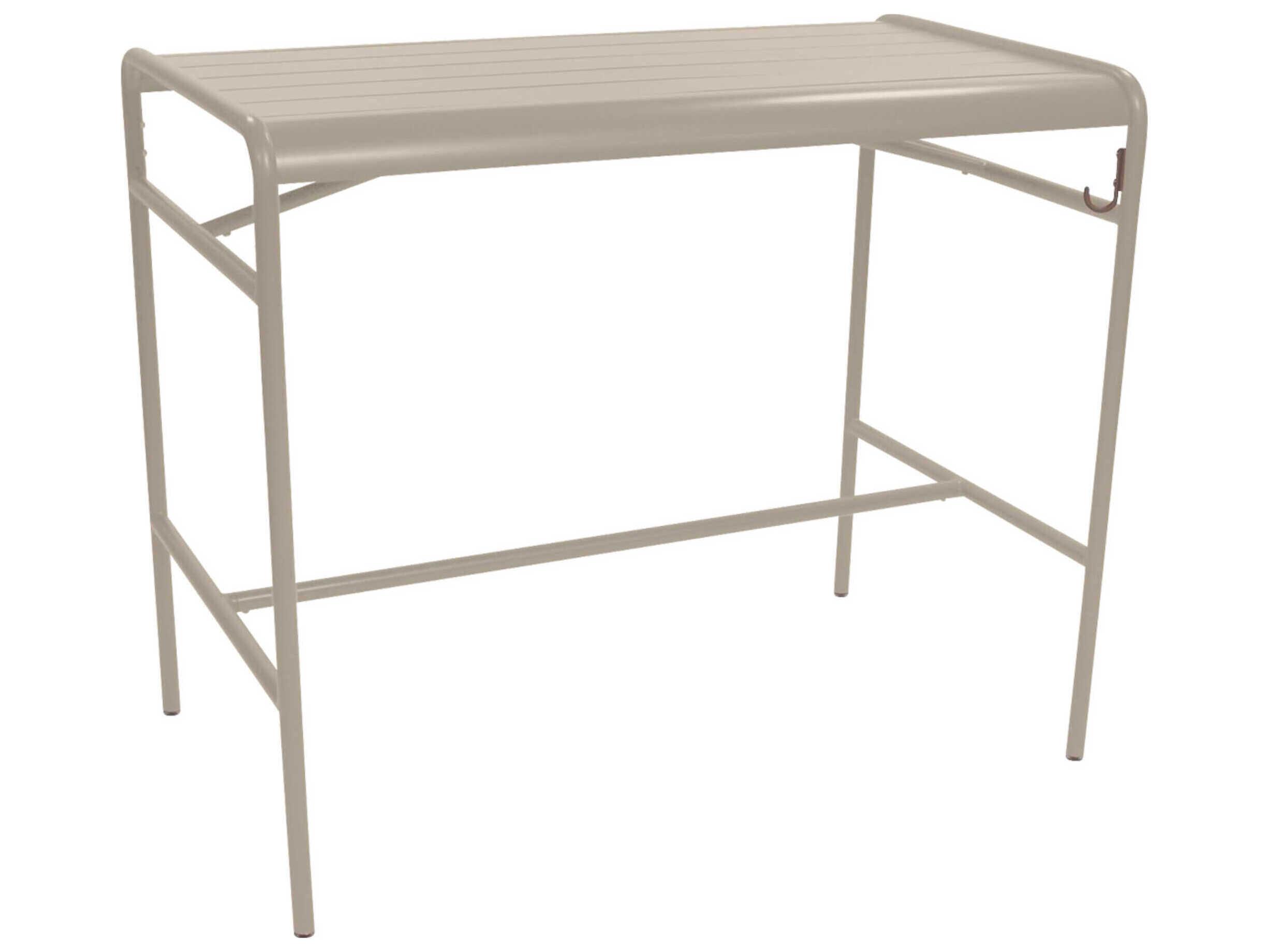 Fermob Luxembourg Aluminum Rectangular Bar Table