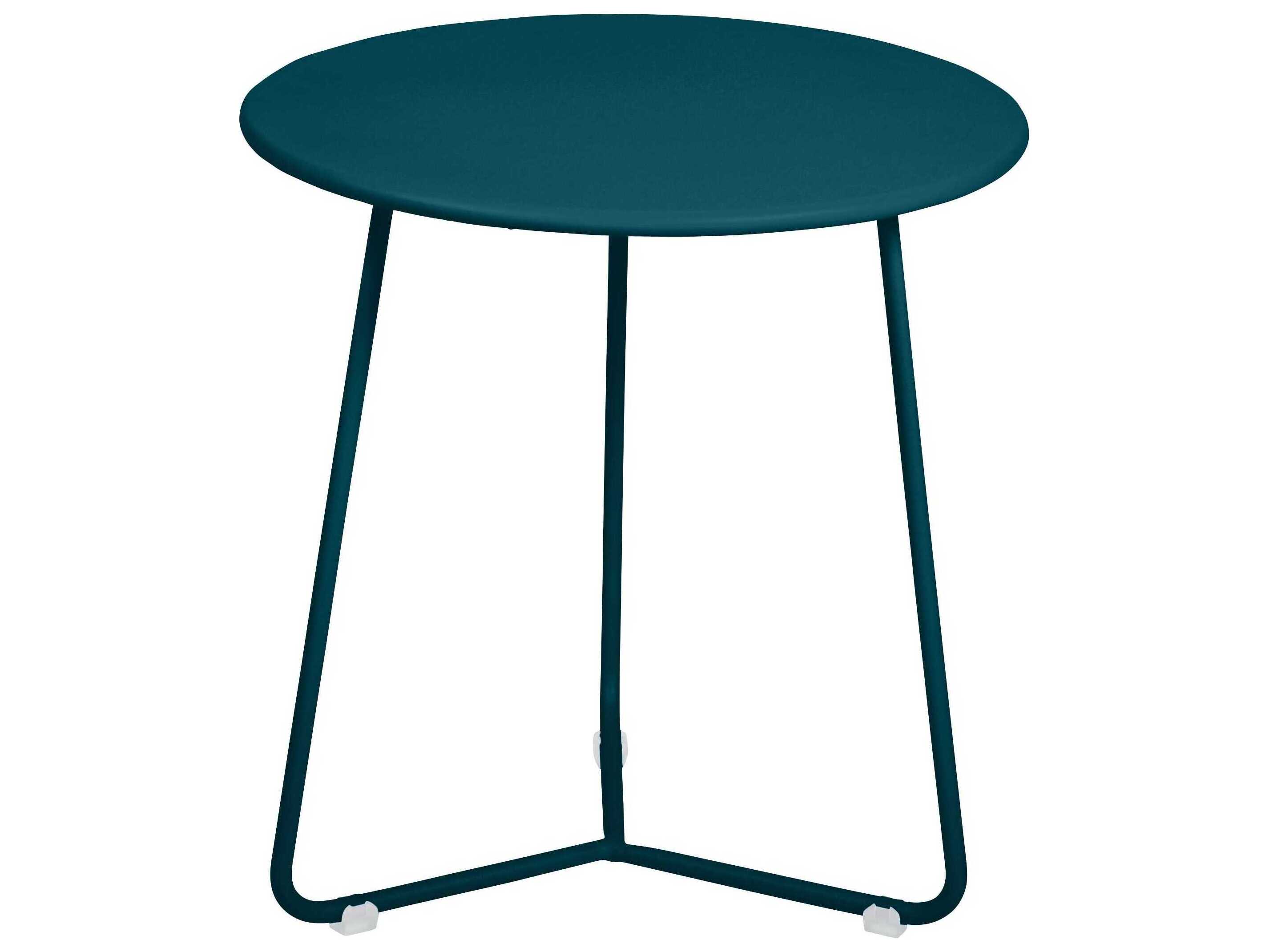 Fermob Cocotte Steel Round End Table