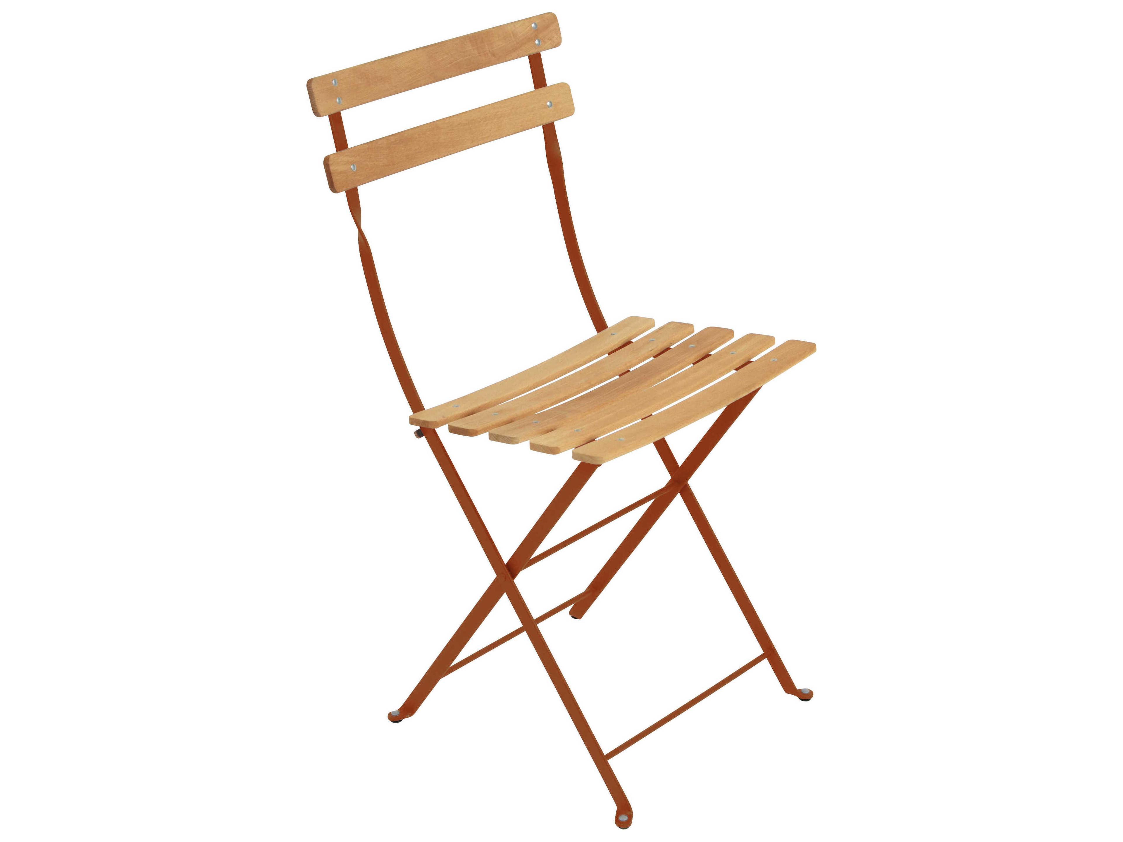 Fermob Bistro Steel Wood Dining Chair Set of 2