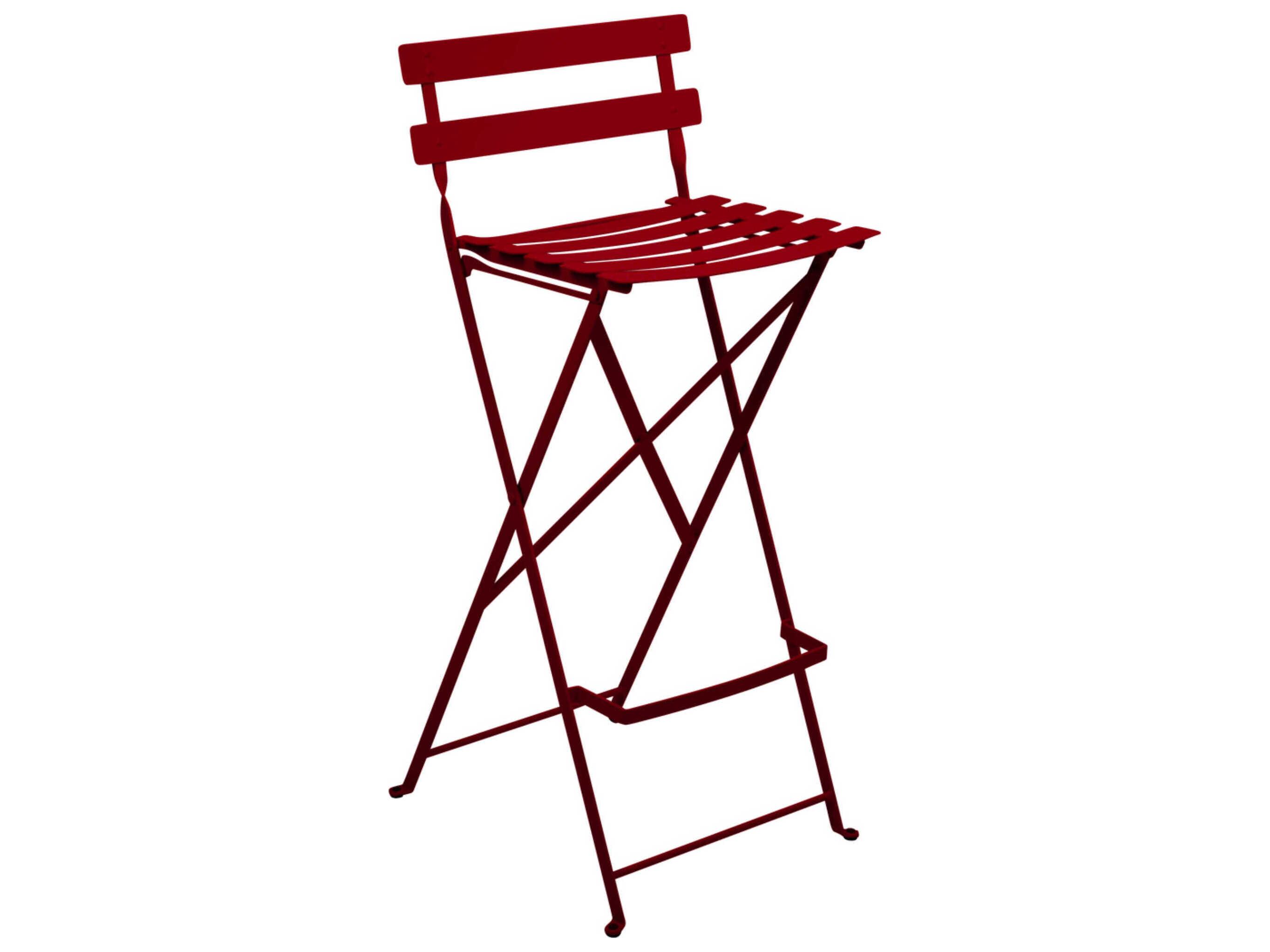 Fermob Bistro Steel Metal Bar Stool Set of 2