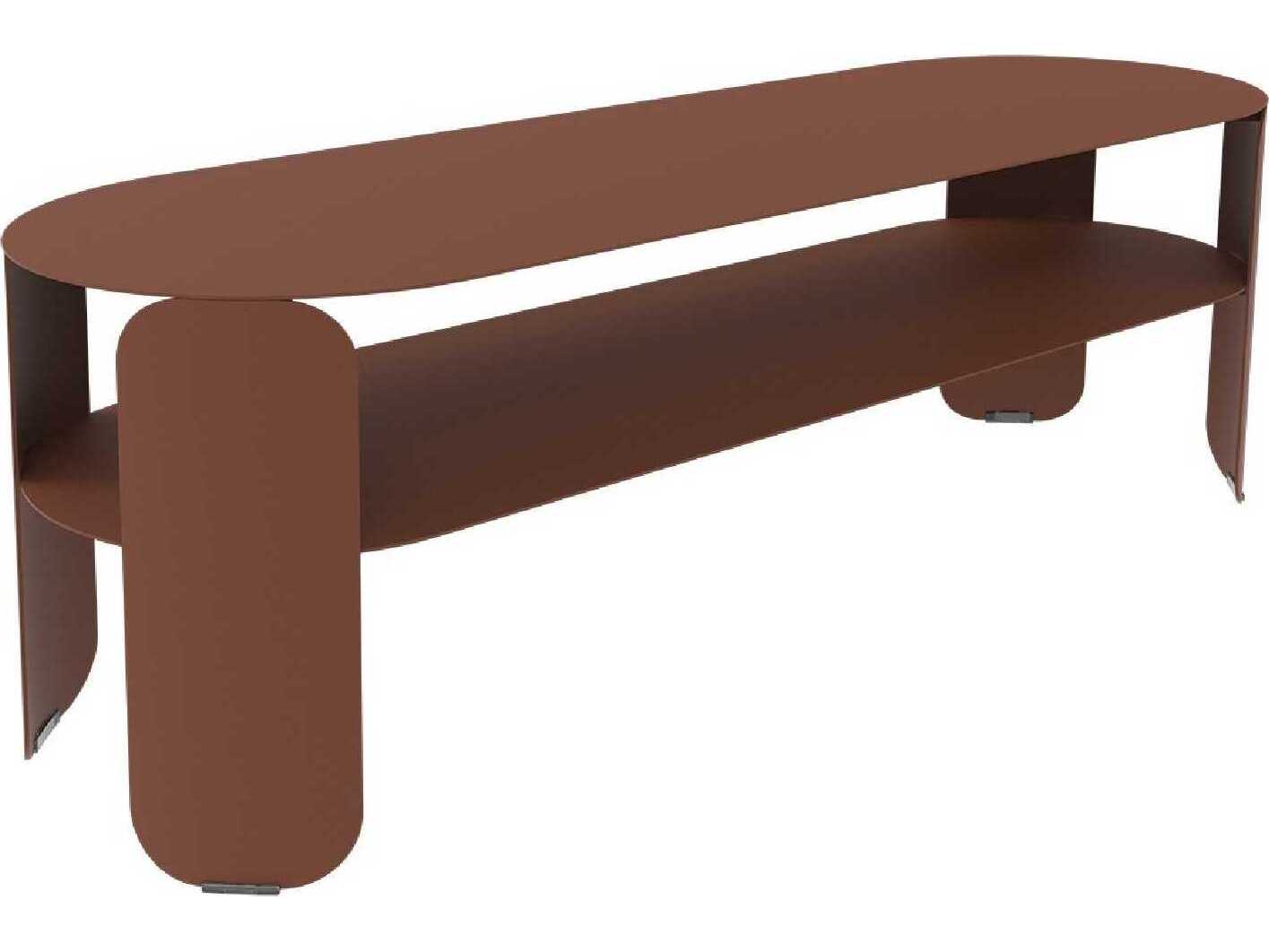 Fermob BeBop Steel Oval Console Table